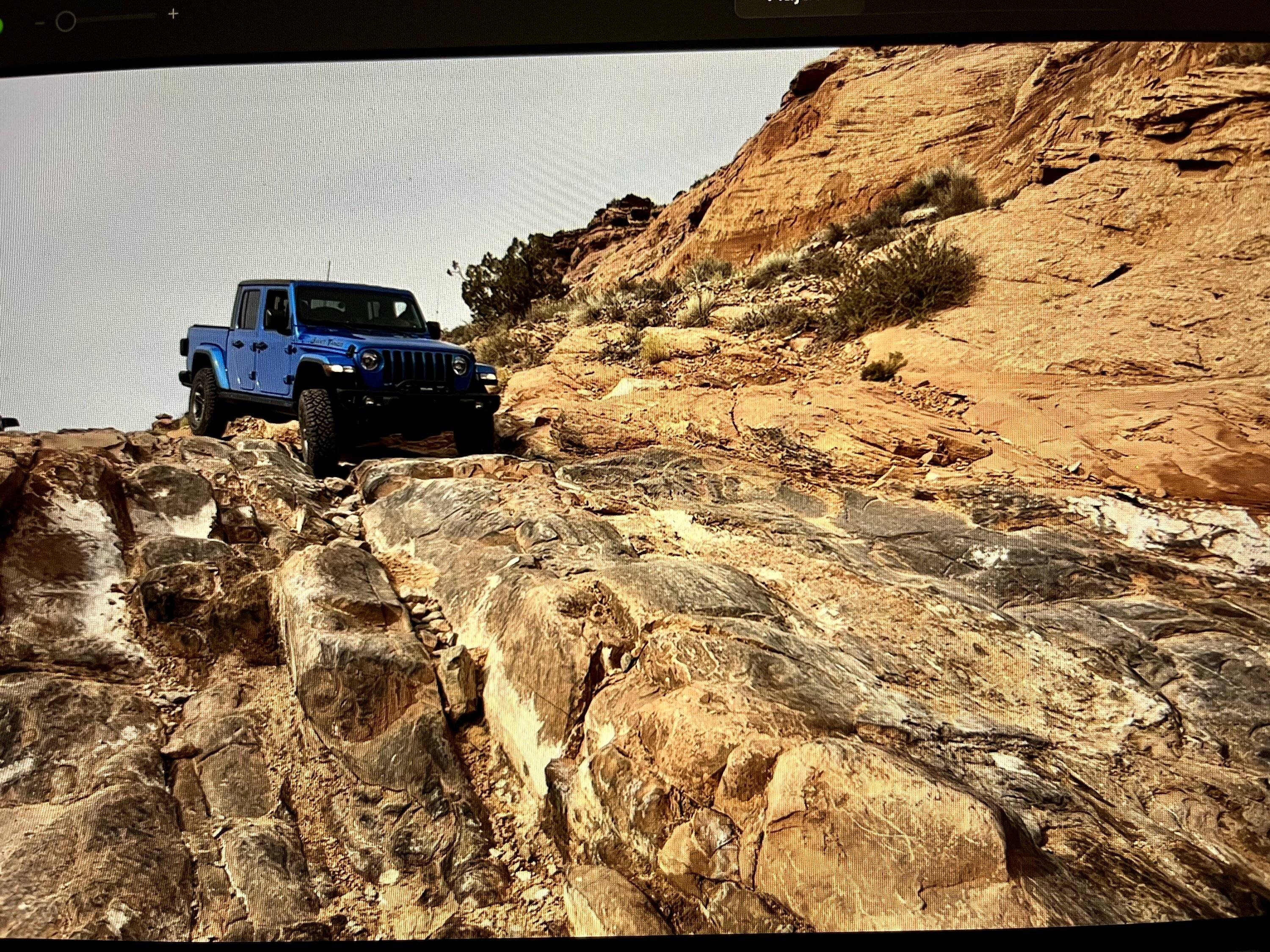 Jeep Gladiator Are all three of the Badge of Honor trails at windrock doable in a stock JTR? IMG_6277