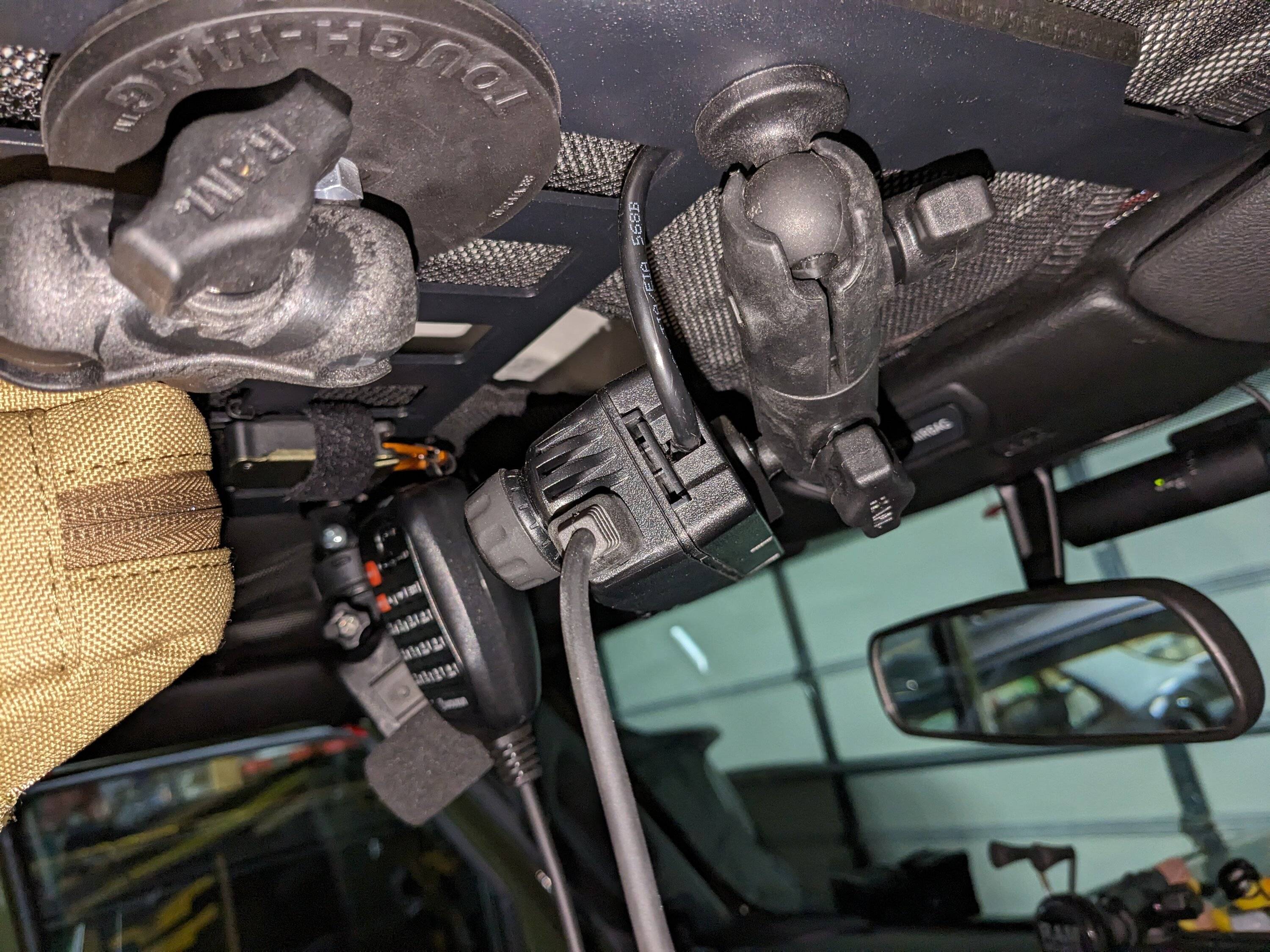 Jeep Gladiator How are you mounting remote ham/gmrs faceplates? PXL_20230719_025814990