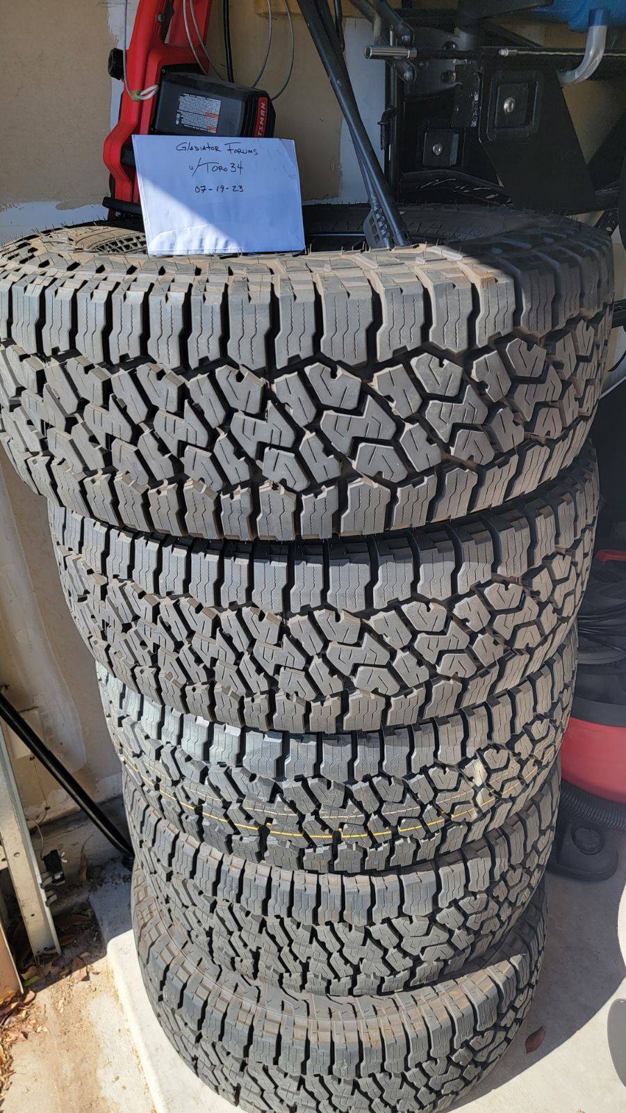 Jeep Gladiator FS - 5 Mojave Wheels and Tires (Almost New) - Falken Wildpeak AT3 - 1600 miles $1100 OBO Gladsale3