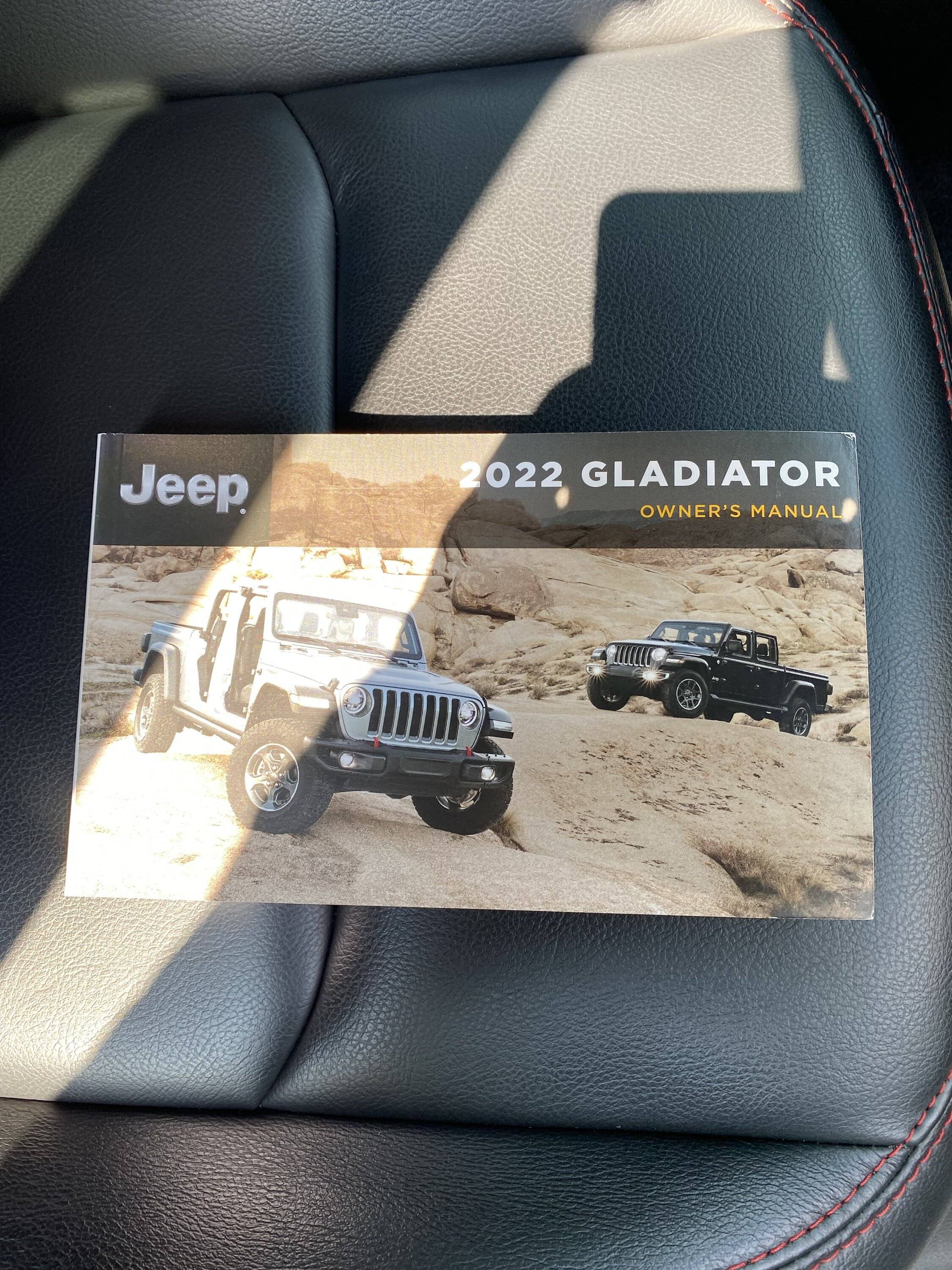 Jeep Gladiator JT Owners Manual - How to obtain a hard copy free from FCA IMG_8639