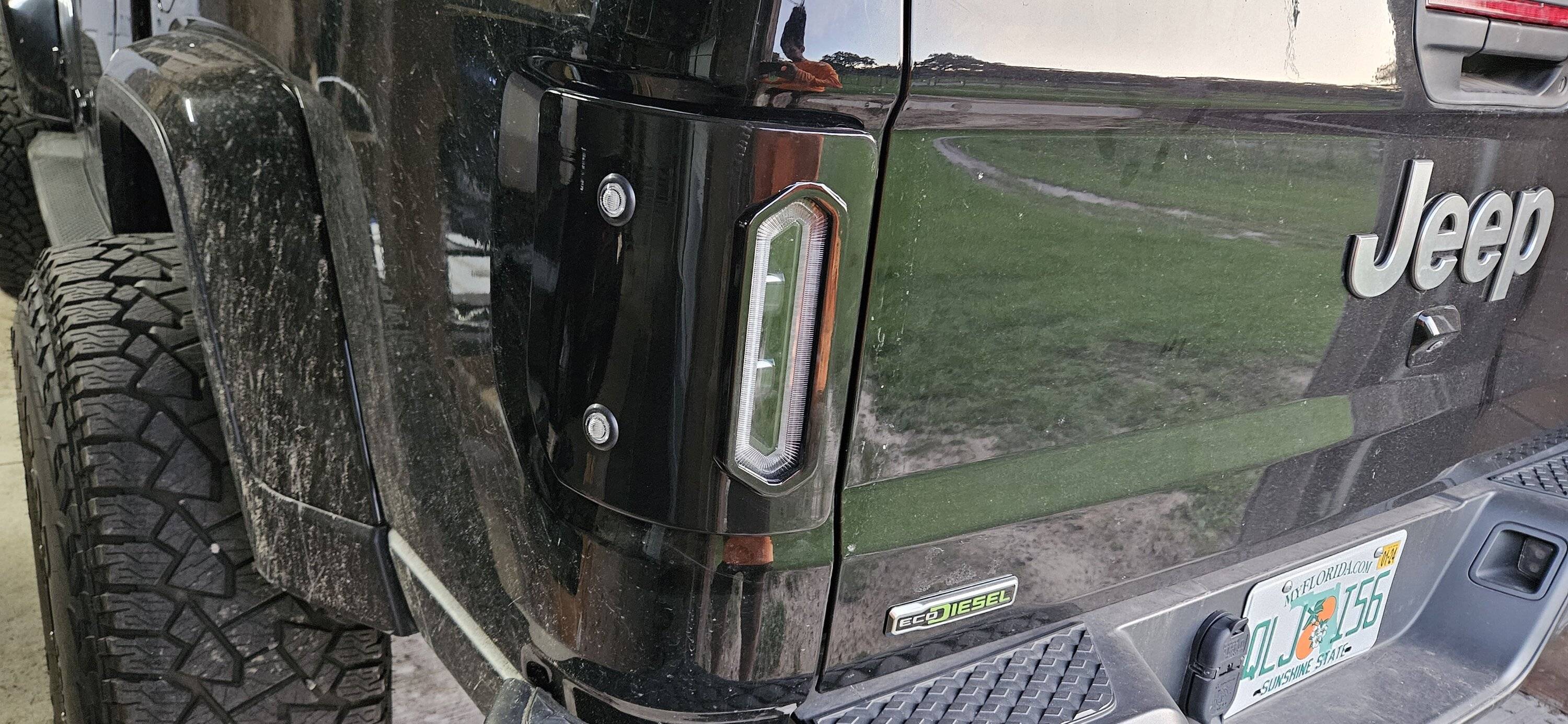Jeep Gladiator Building my own flush tail lights 20230528_202652