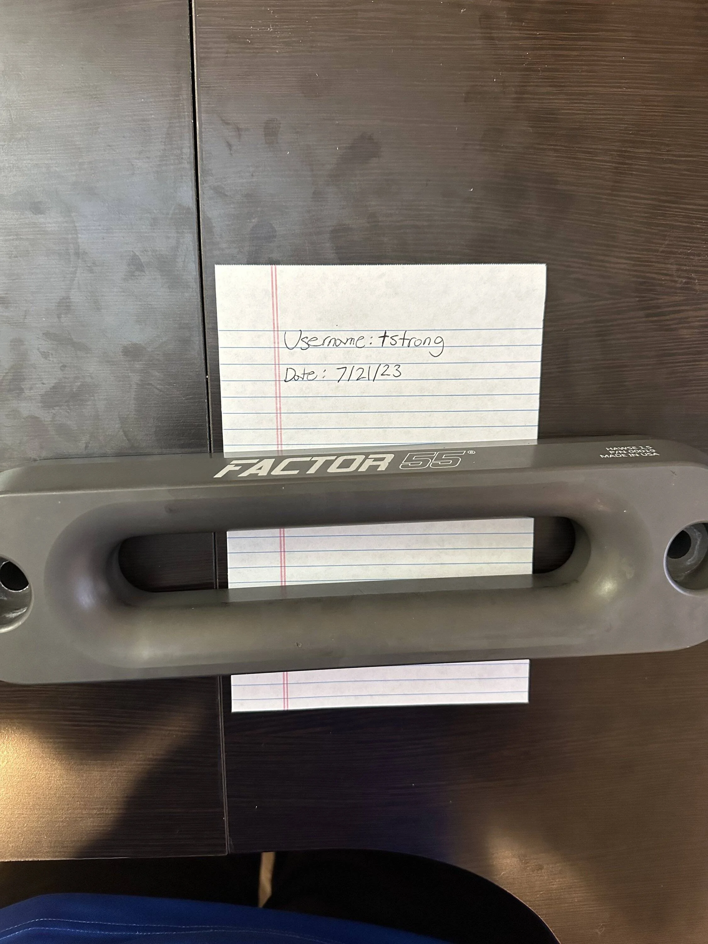 Jeep Gladiator FOR SALE: Factor 55 Hawse Fairlead (1.5) IMG_3223
