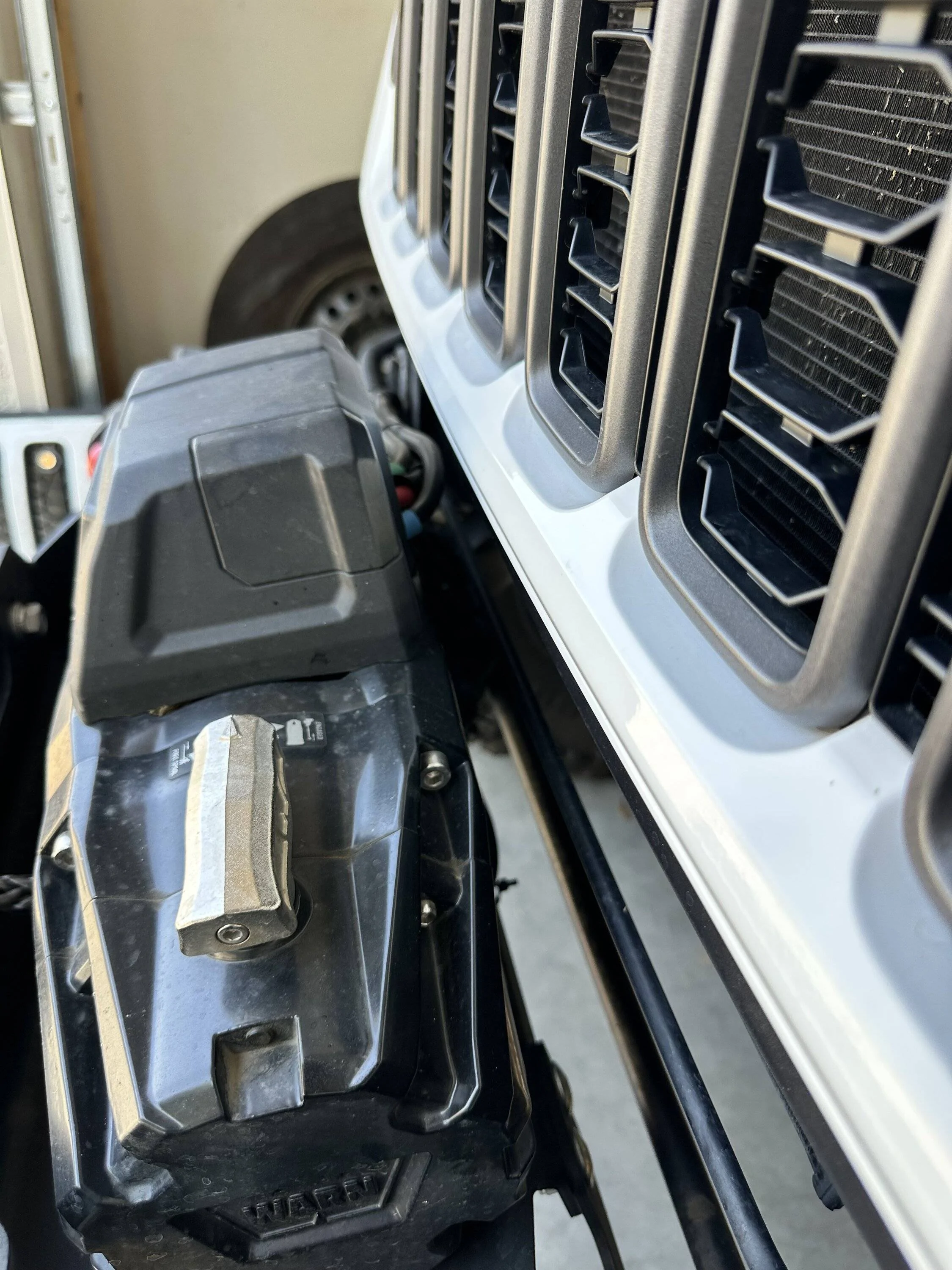 Jeep Gladiator Updated 2024+ grille installed on my 2020 JT (temperature readings added) IMG_2876