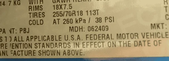 Jeep Gladiator TPMS Sensor question 1689990860847