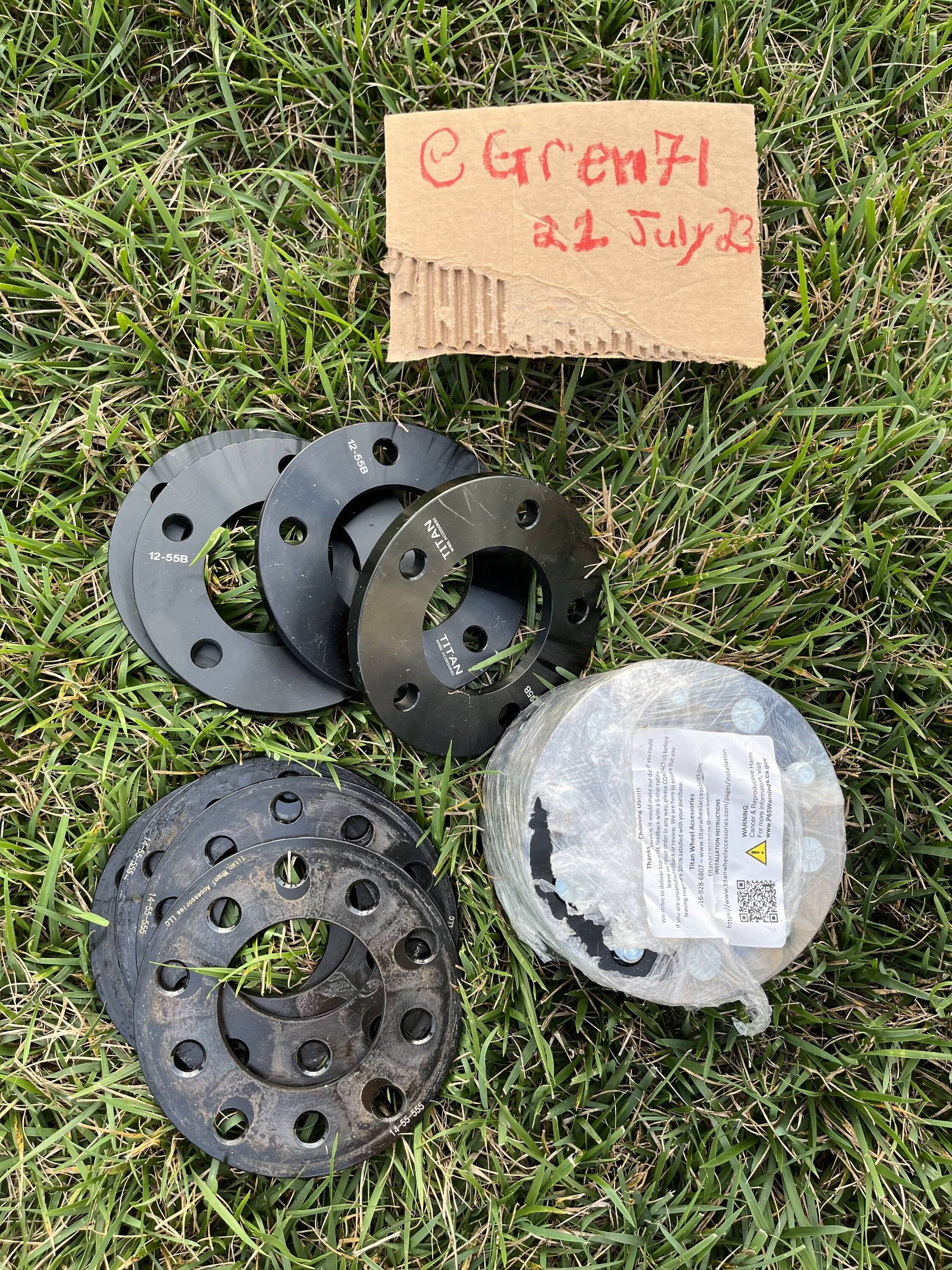 Jeep Gladiator Wheel Spacers IMG_3566