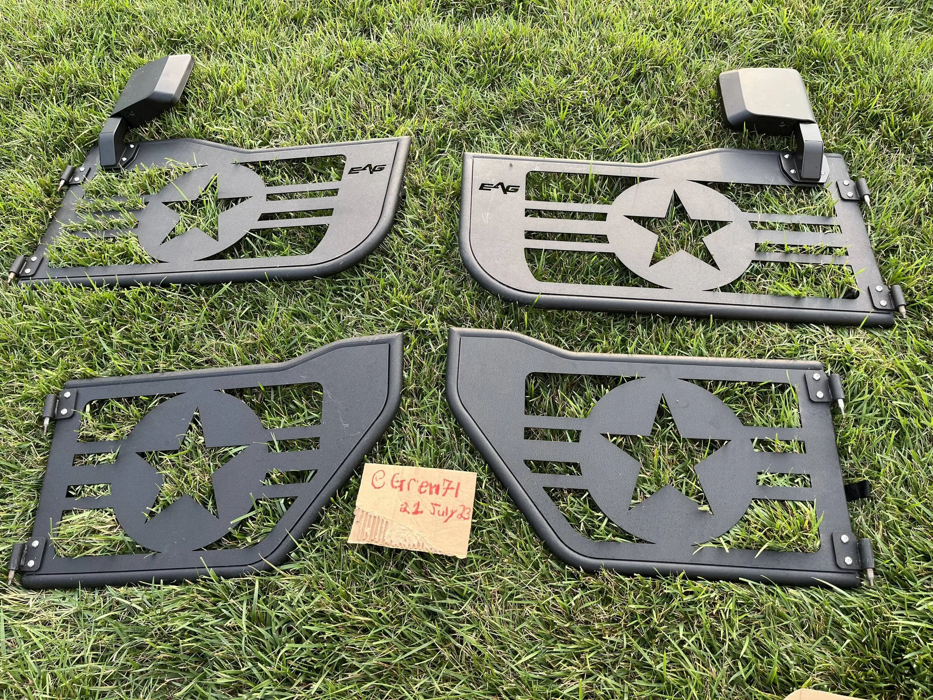 Jeep Gladiator Tube Doors IMG_3552