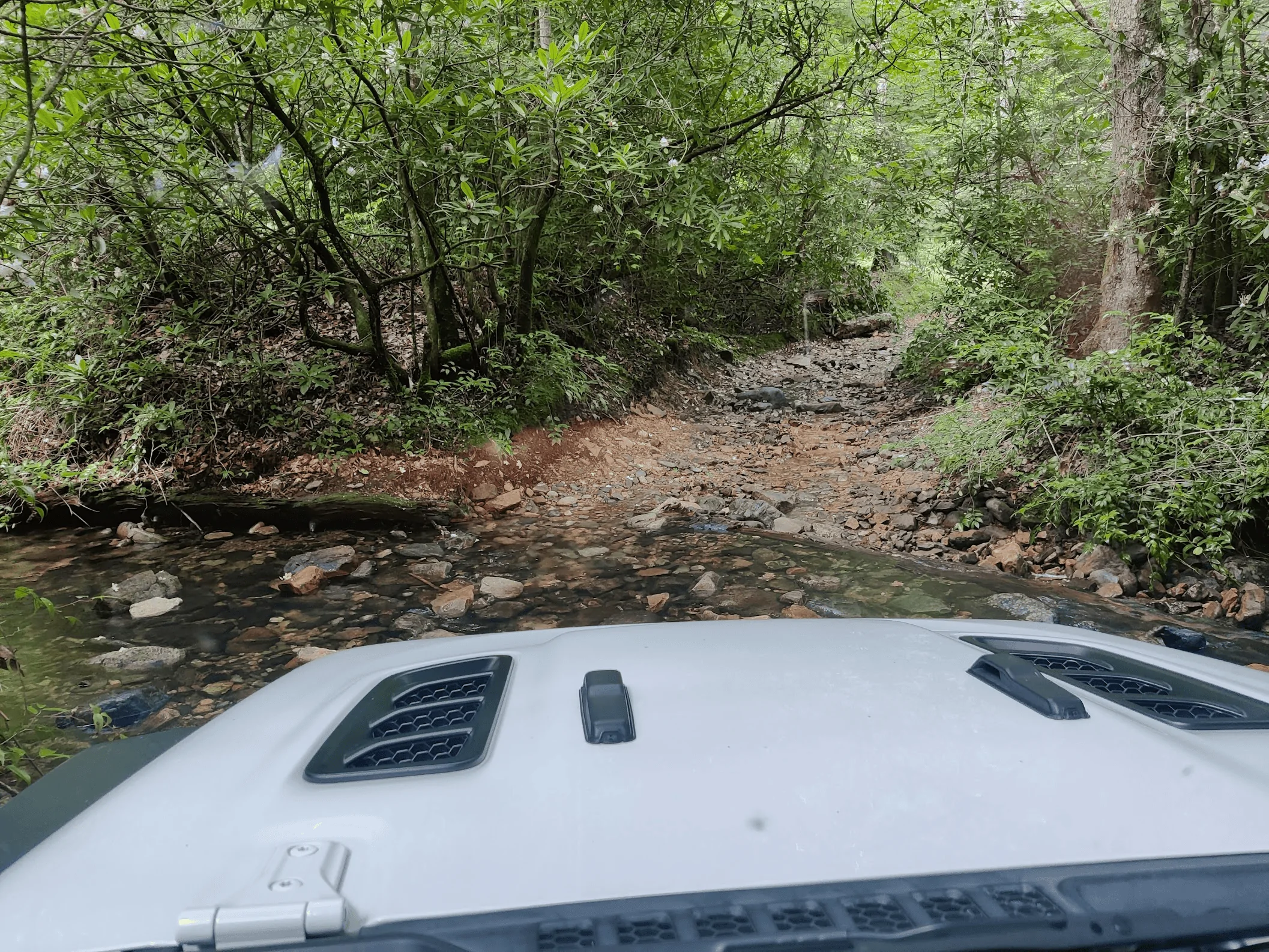 Jeep Gladiator Dicks Creek and the Beauty Spot in Unicoi County, TN 1690145592191