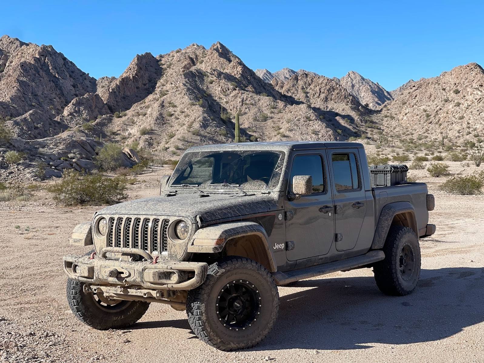 Jeep Gladiator Thinking about switching to 37s on my daily. Bad idea?? Muddy Jeep IMG_5349