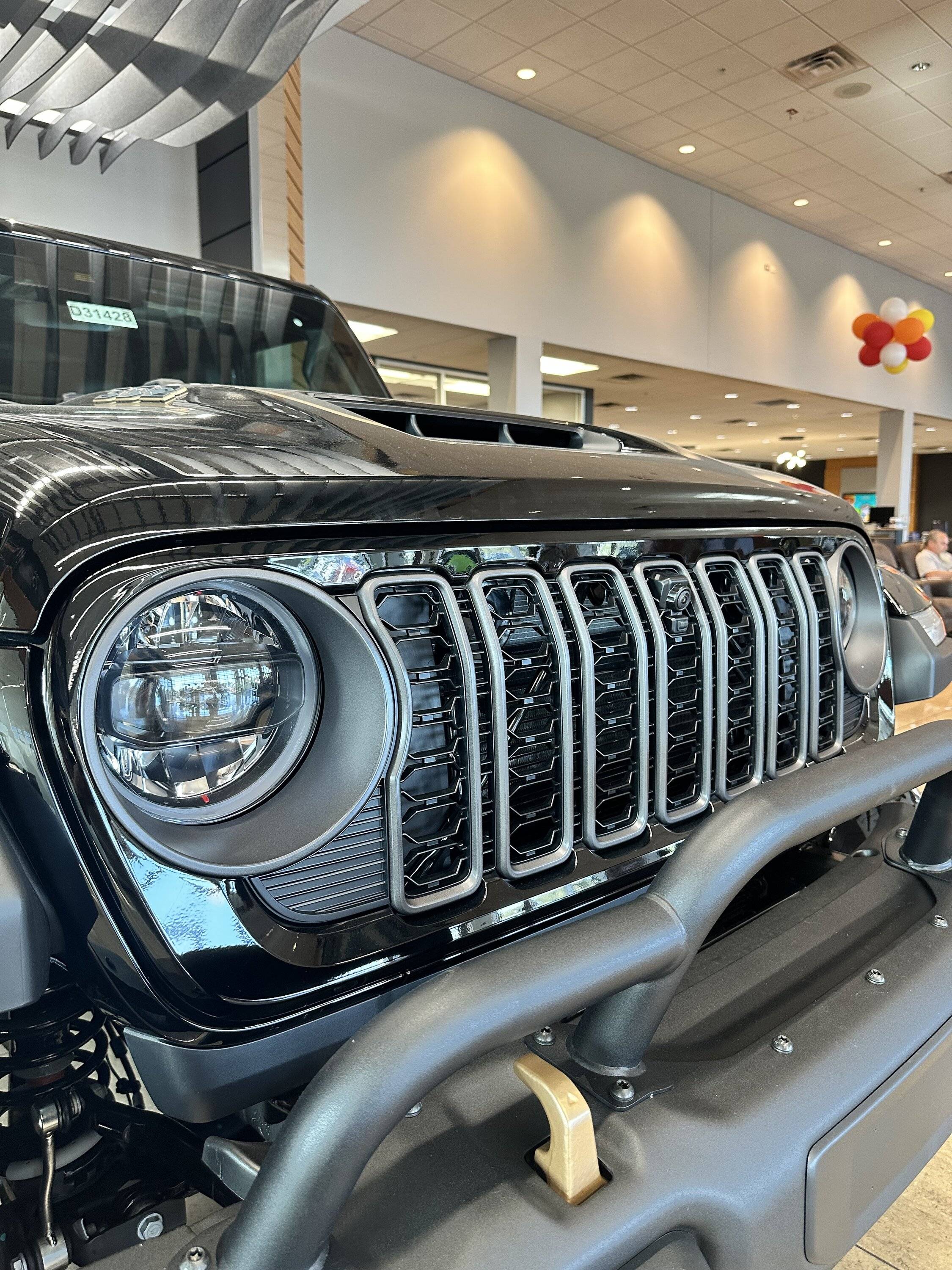 Jeep Gladiator Updated 2024+ grille installed on my 2020 JT (temperature readings added) IMG_2832
