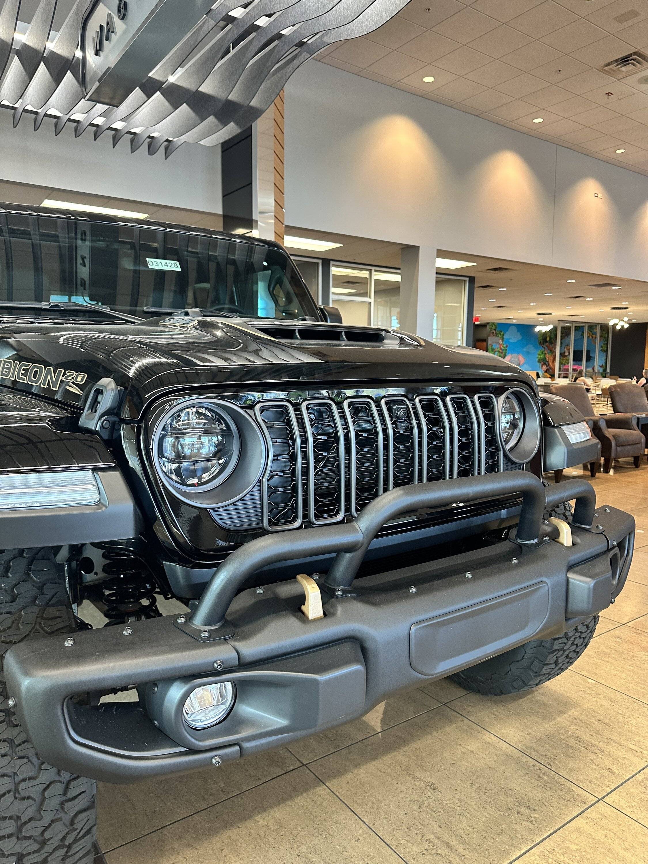 Jeep Gladiator Updated 2024+ grille installed on my 2020 JT (temperature readings added) IMG_2831
