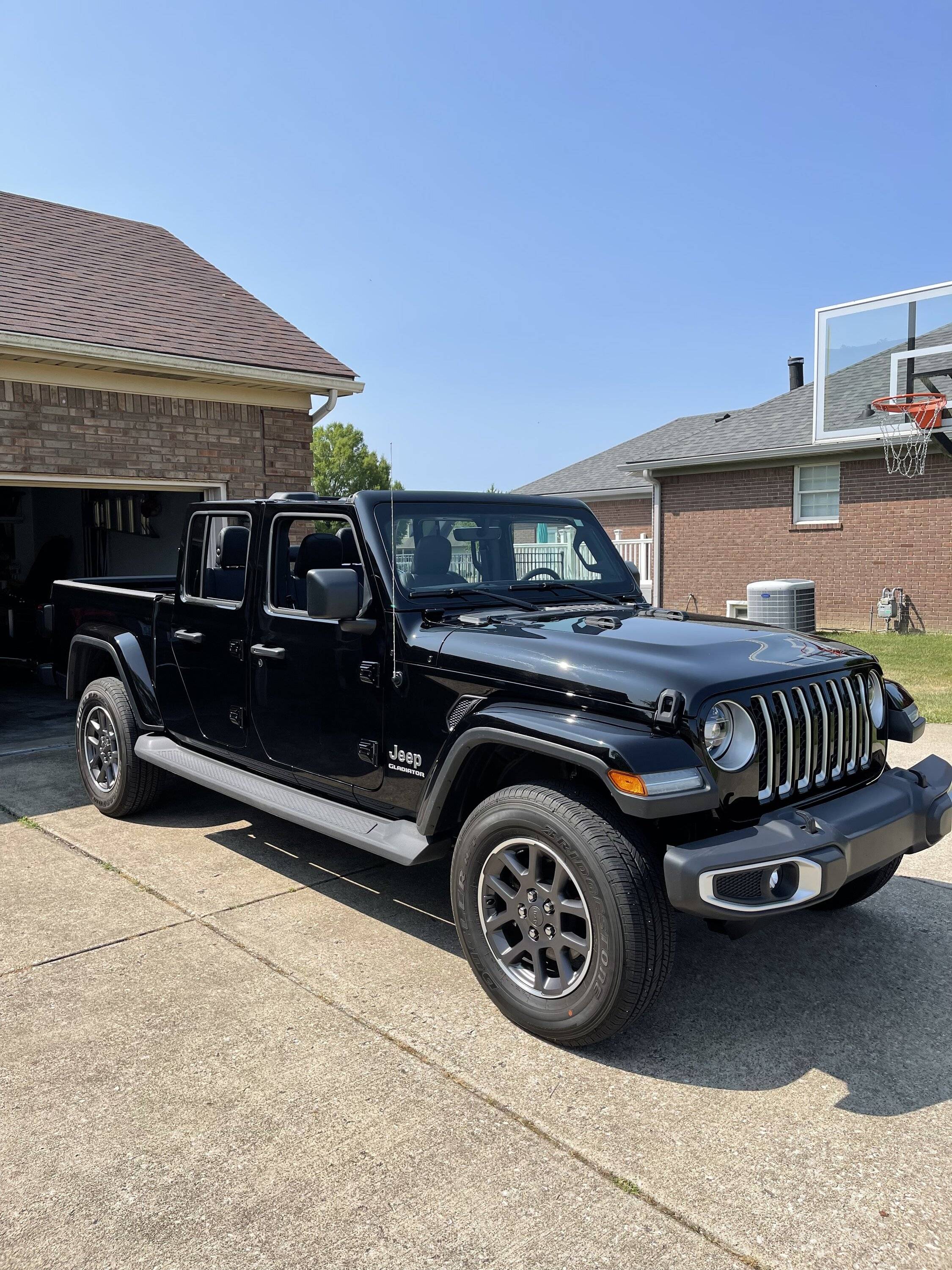 Jeep Gladiator Updated 2024+ grille installed on my 2020 JT (temperature readings added) IMG_7296