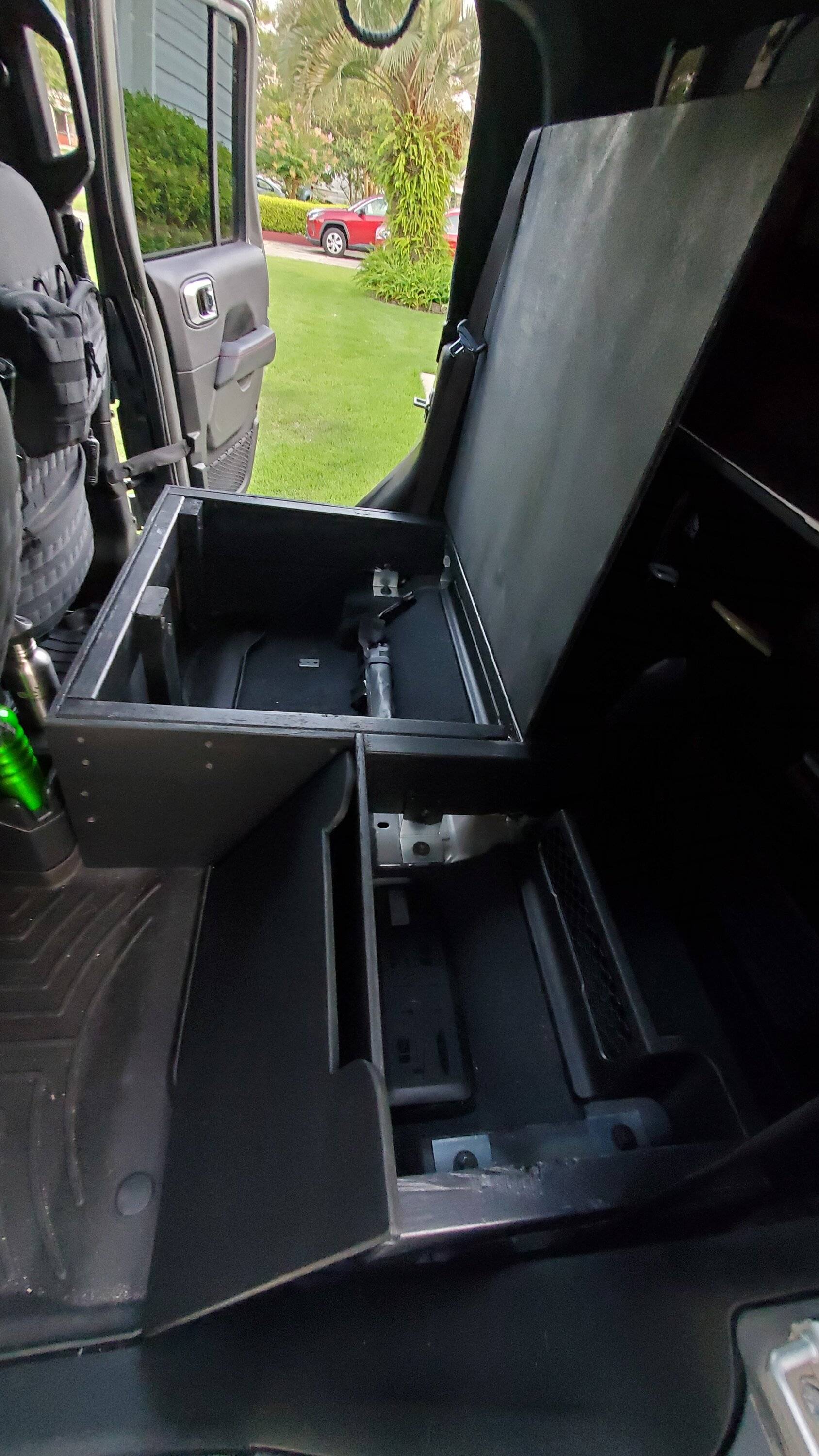 Jeep Gladiator Rear Seat Platform (After Rear Seat Removal - Rear Seat Delete) 20230725_192230