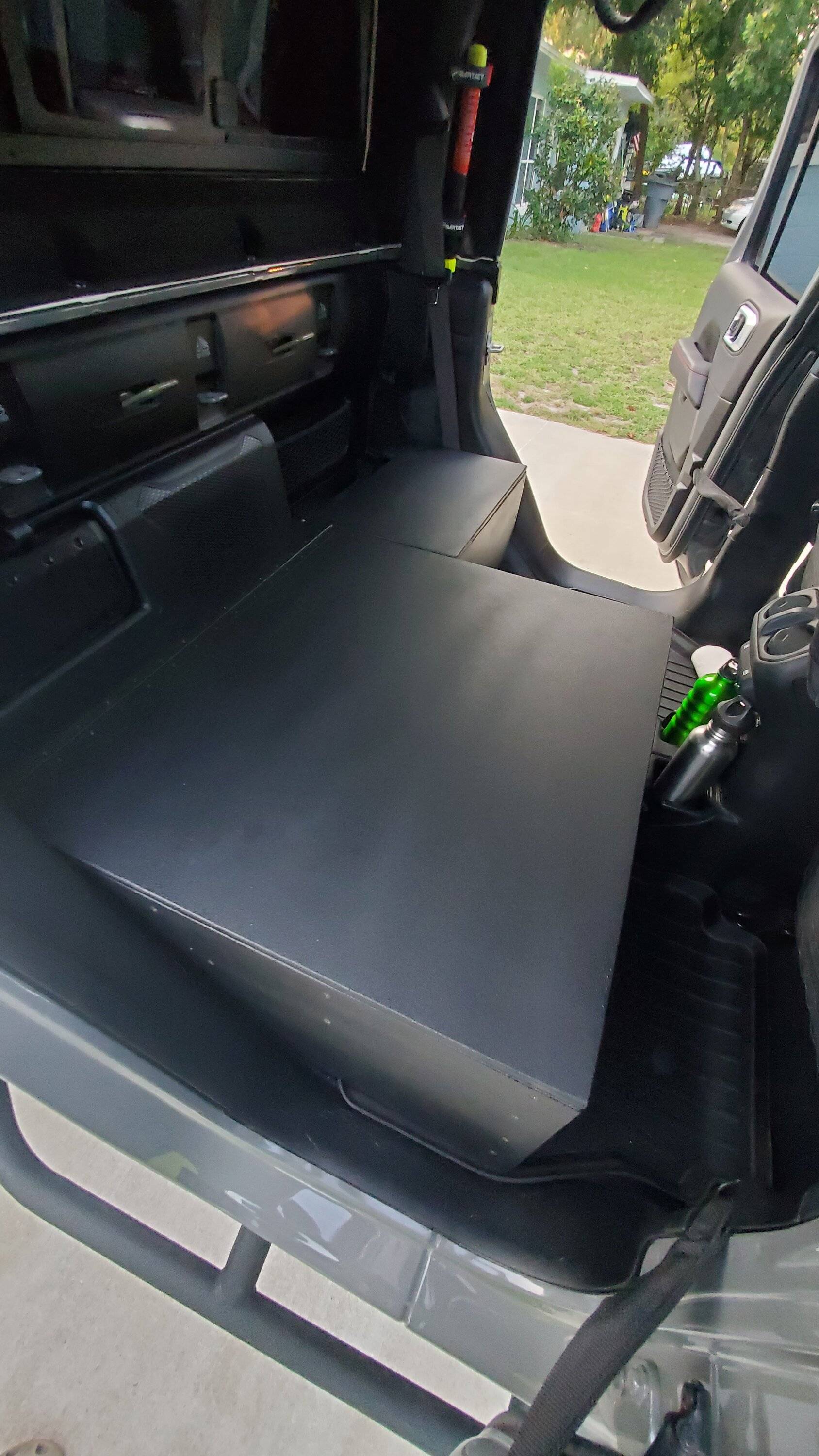 Jeep Gladiator Rear Seat Platform (After Rear Seat Removal - Rear Seat Delete) 20230725_191115