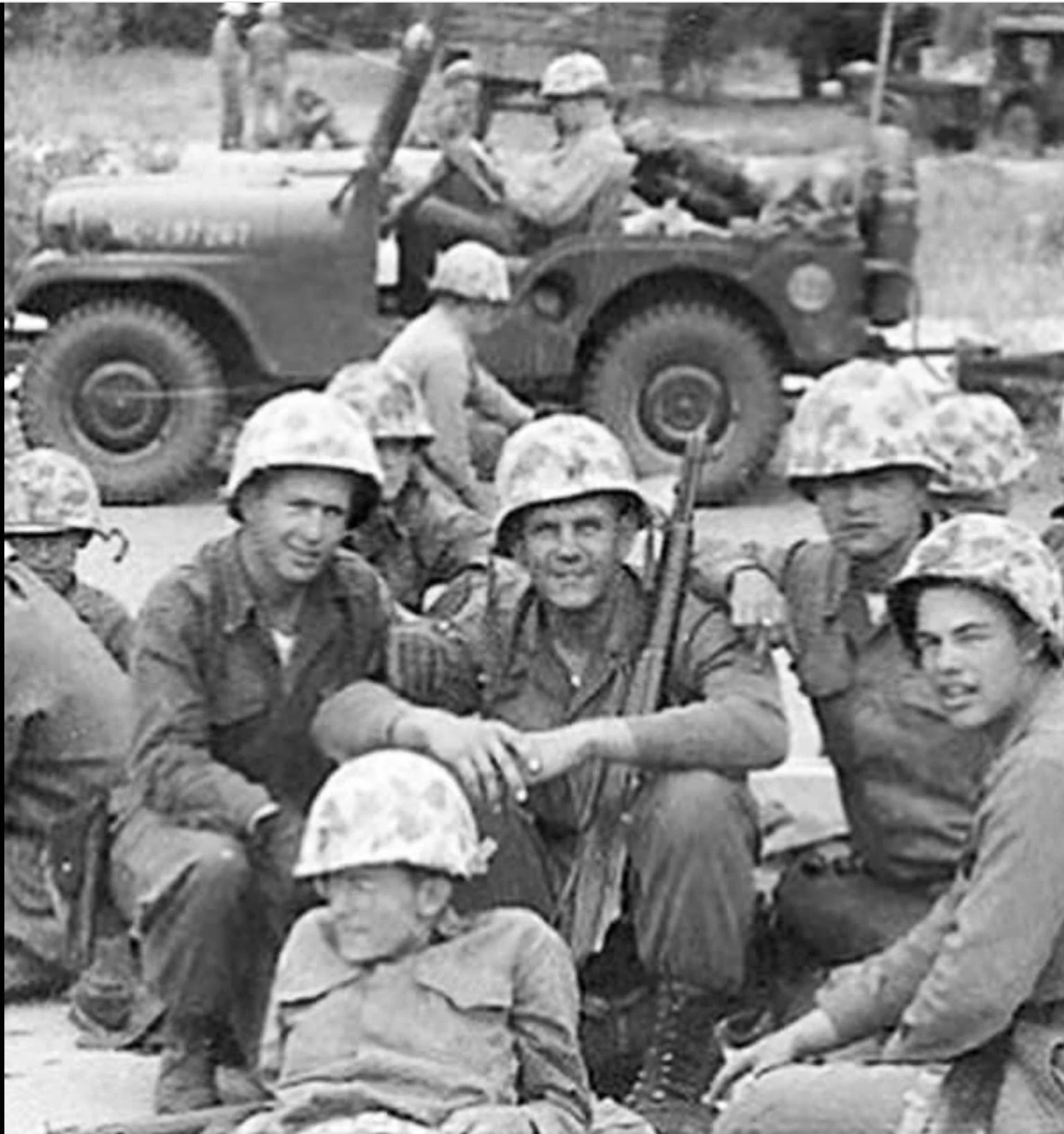Jeep Gladiator Found this picture of my Grandpa today…. I think it’s Korean War era. I knew it was in my blood! IMG_0241