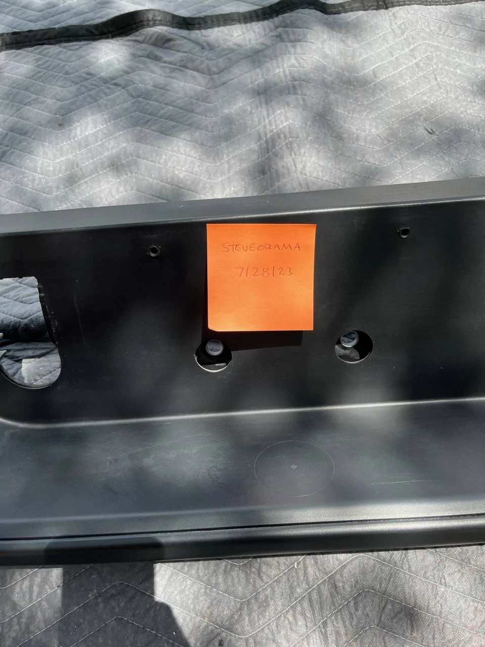 Jeep Gladiator Rear Plastic Bumper w/ 2 Tow Hook Cut Outs IMG_4934