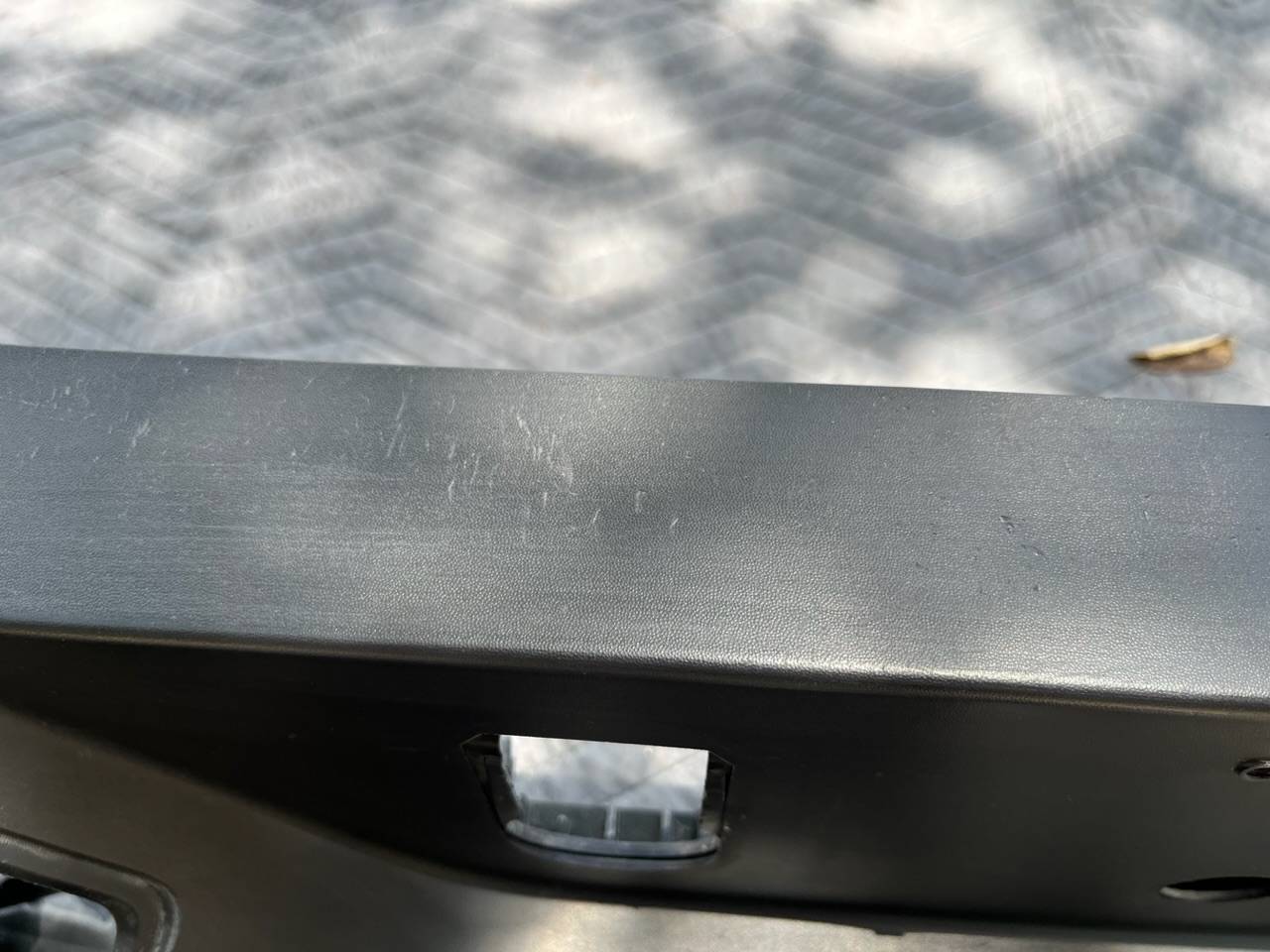 Jeep Gladiator Rear Plastic Bumper w/ 2 Tow Hook Cut Outs IMG_4930