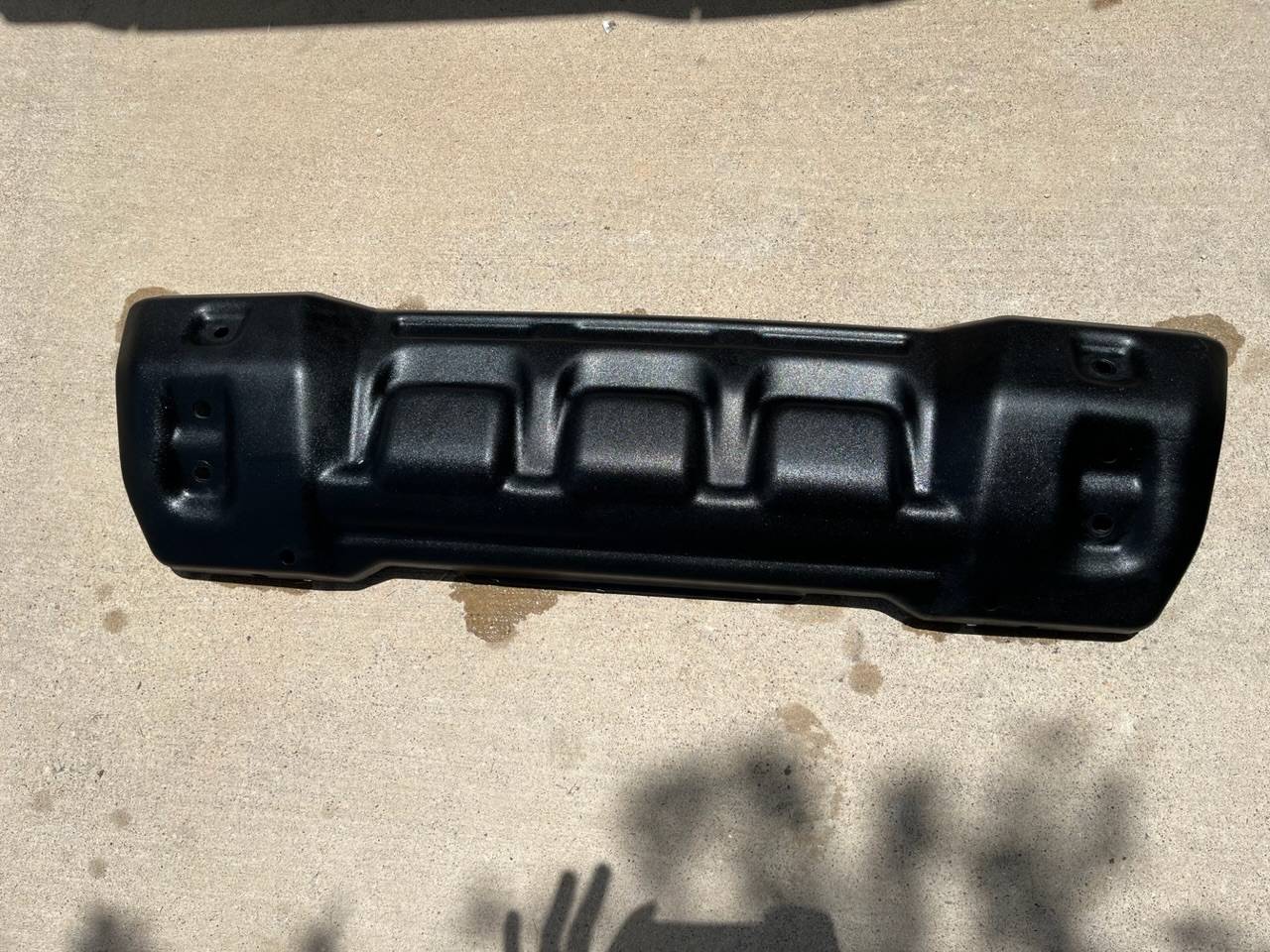Jeep Gladiator Rubicon Front Steel Skid Plate with Brackets IMG_4935