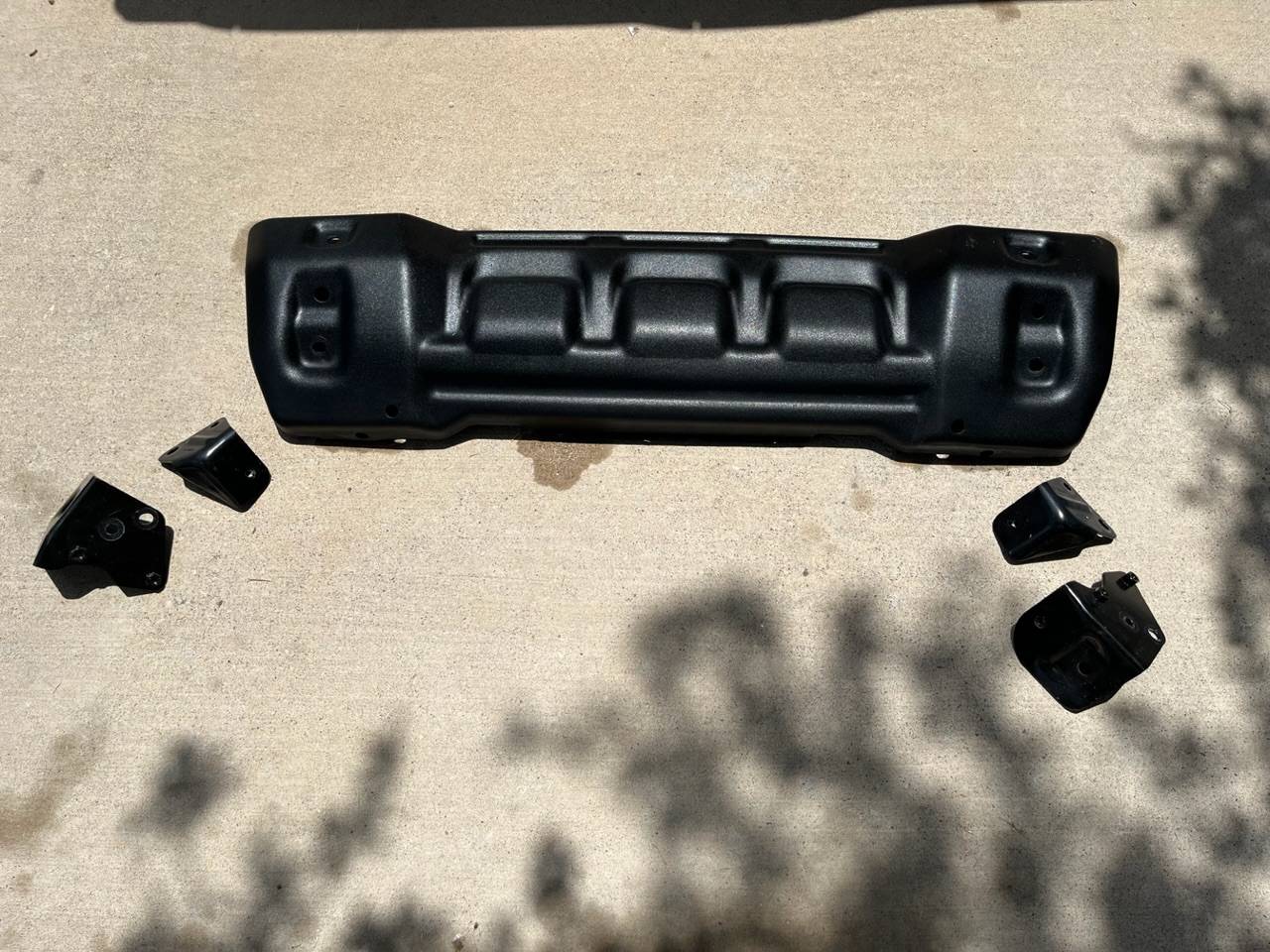 Jeep Gladiator Rubicon Front Steel Skid Plate with Brackets IMG_4936