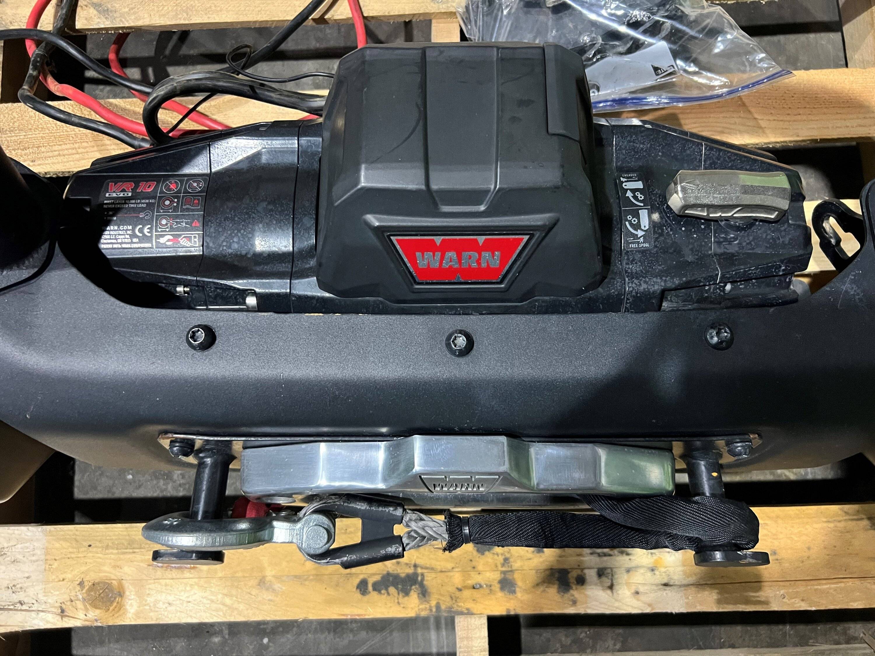 Jeep Gladiator Rubicon Metal Bumper w/ Warn EVO VR 10 winch, Maximus-3 Classic Hoop Mounted, LED Fog Lights w2