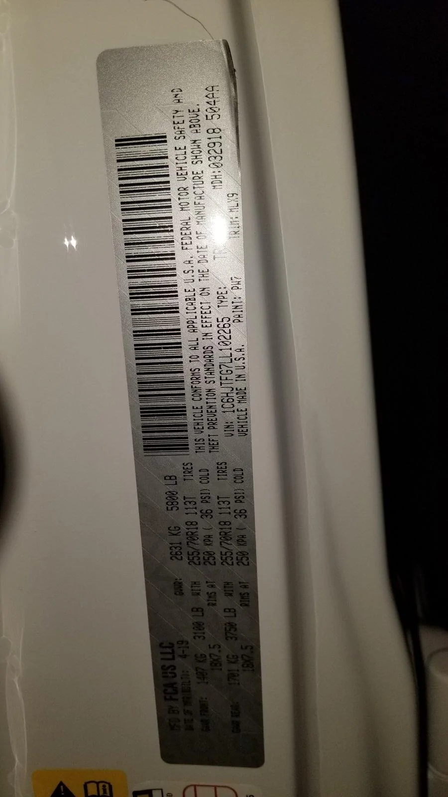 Jeep Gladiator Recall and Stop Sale on Certain 2020 Gladiators For Bad Driveshafts 20190828_015650