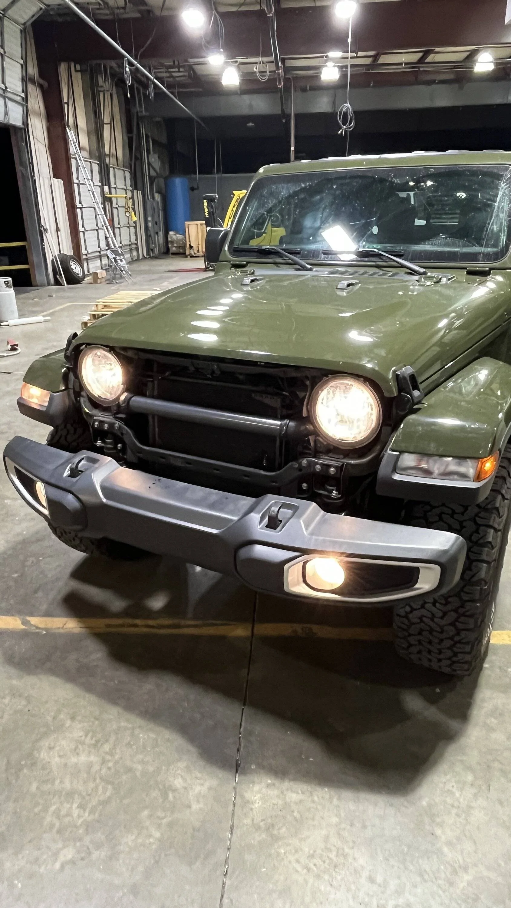 Jeep Gladiator Swapped intercooler for pvc pipe. IMG_7091