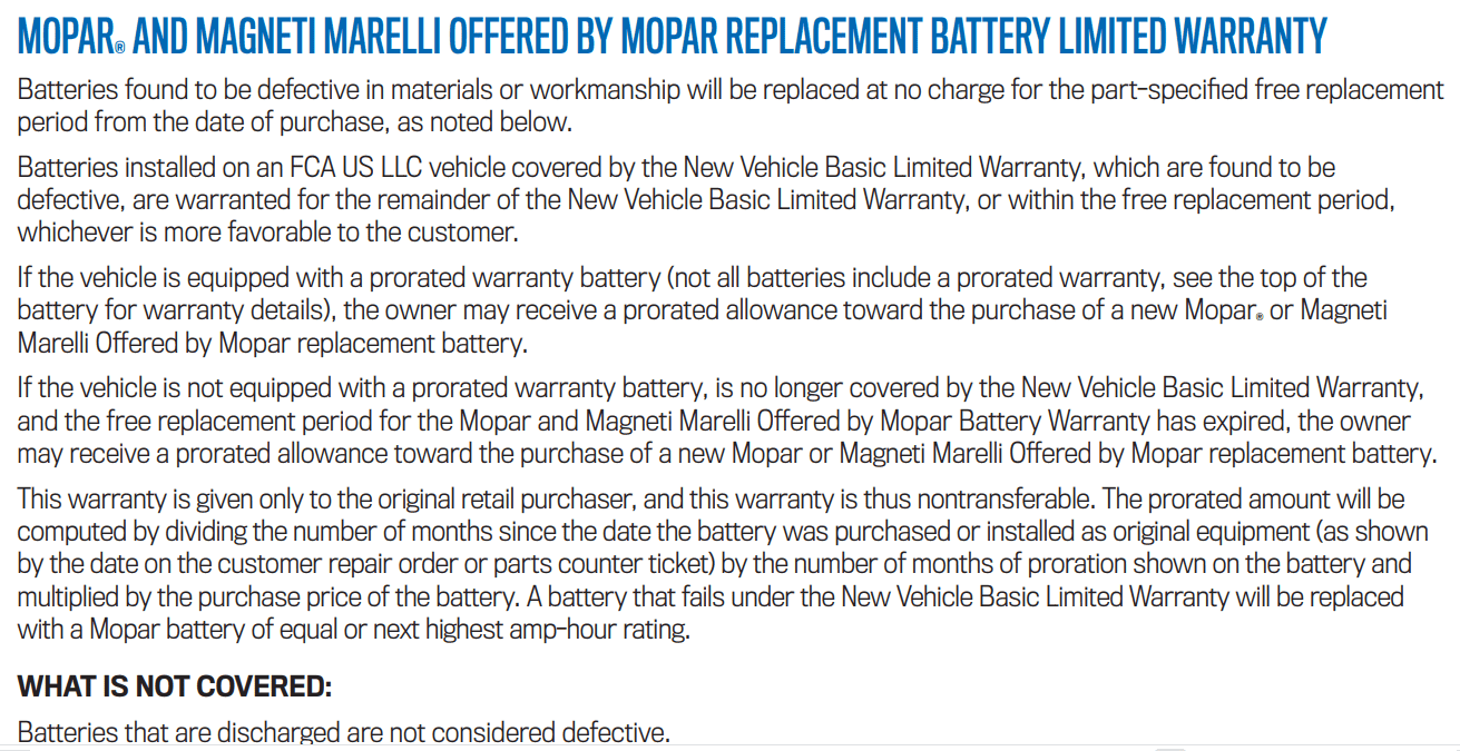 Jeep Gladiator Dealer can’t get battery 1691012109370