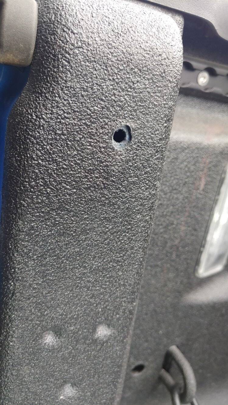 Jeep Gladiator Install rivnuts before or after spray-in bedliner? 20220208_134931