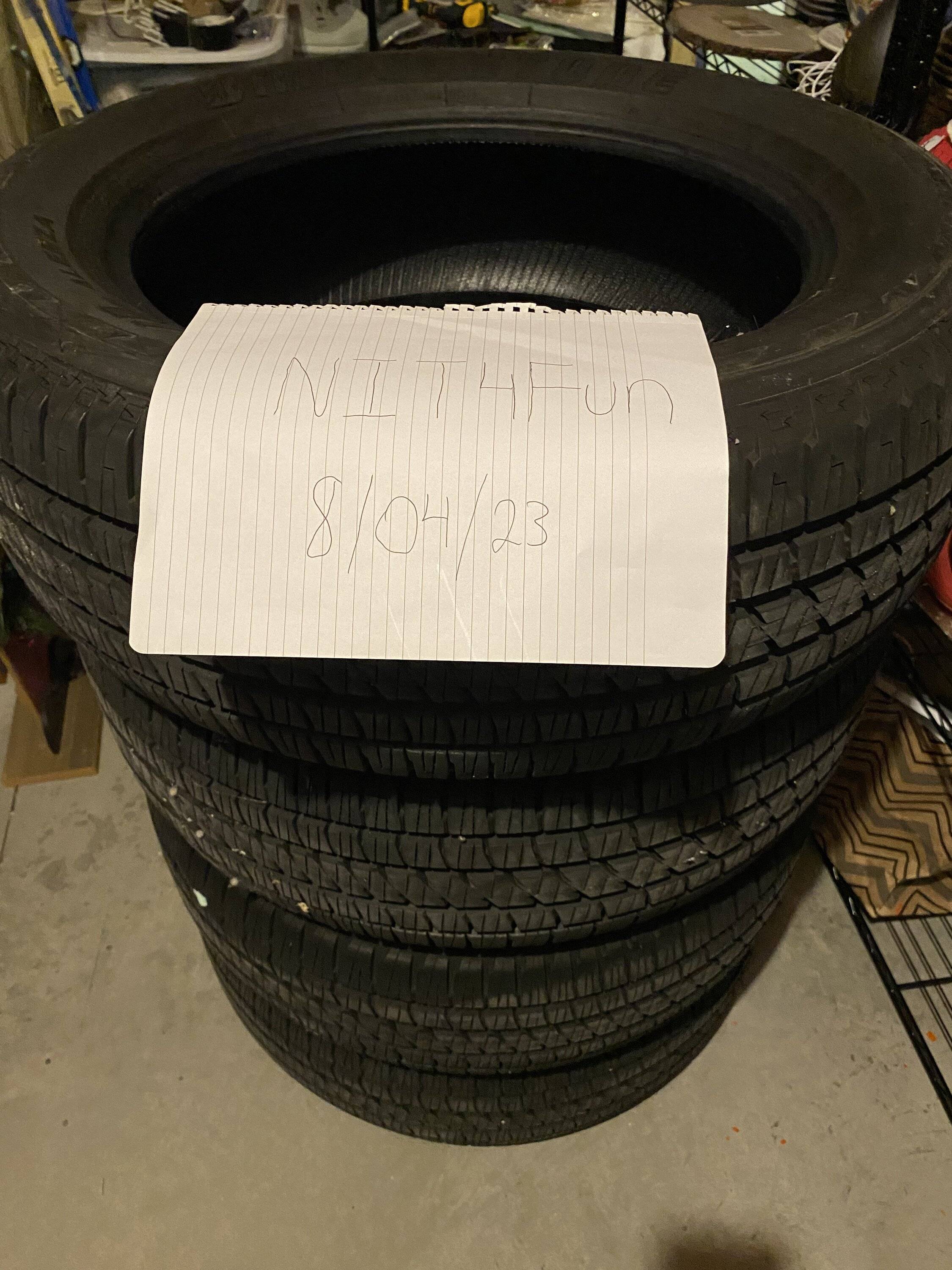 Jeep Gladiator Bridgestone tires for sale IMG_3309