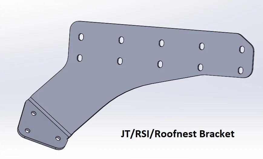 Jeep Gladiator ZYTRA Gladiator 392 Swap Build JT-RSI-Roofnest-Bracket