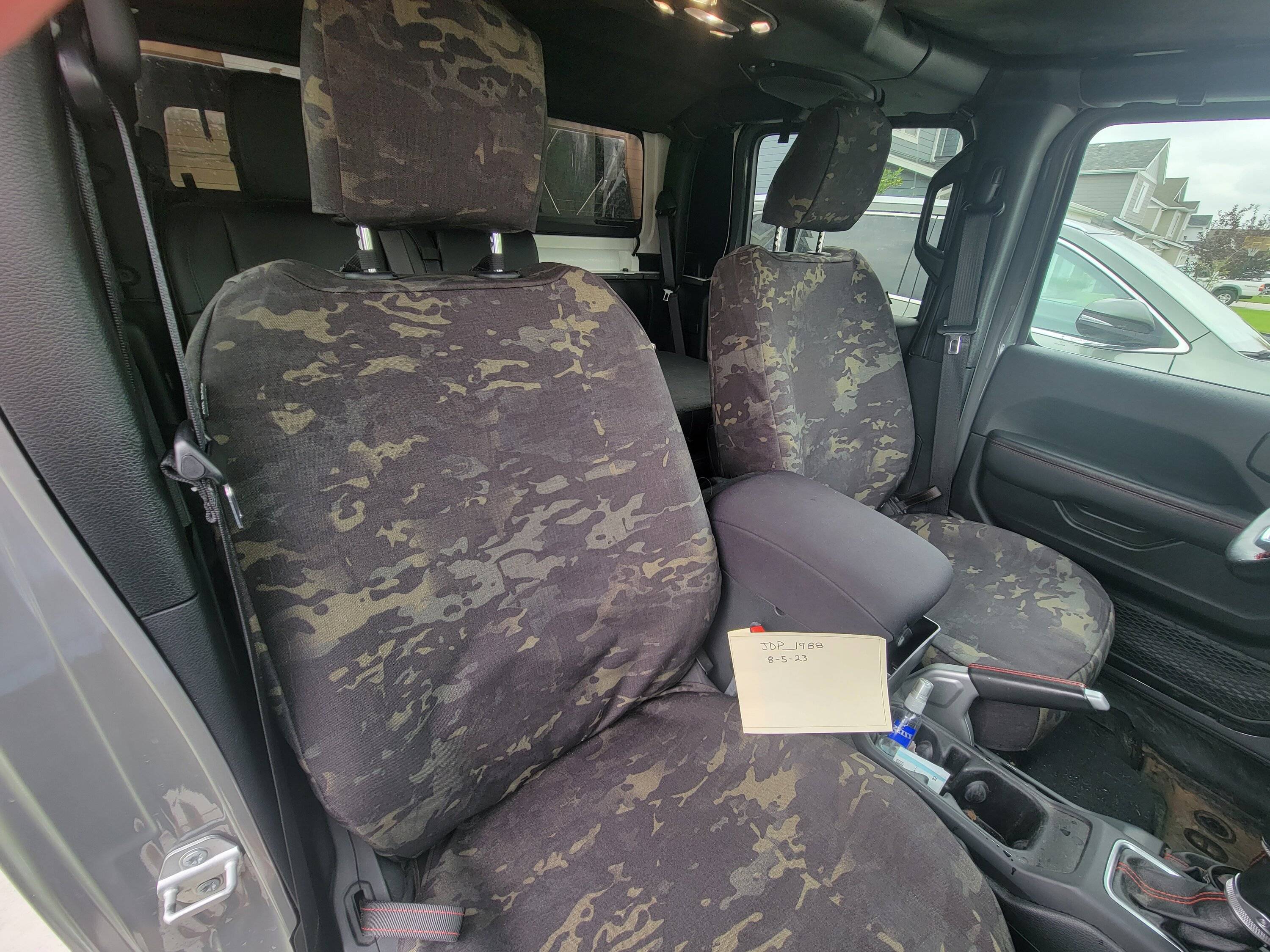 Jeep Gladiator Marathon Seat Covers for Rubicon Grid 20230805_112435
