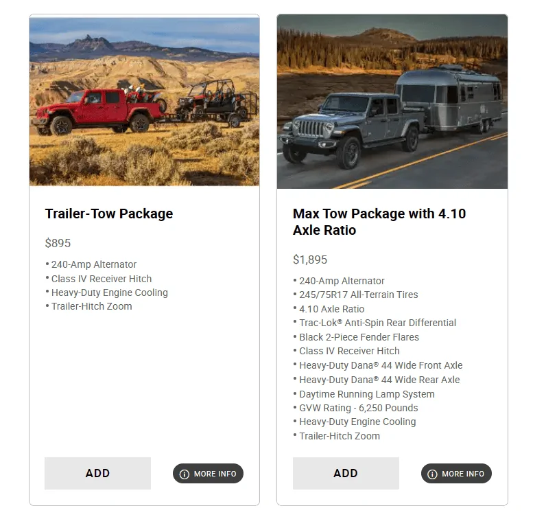 Jeep Gladiator Help me understand the Diff between trailer tow package and Max Tow Package 1691340751015