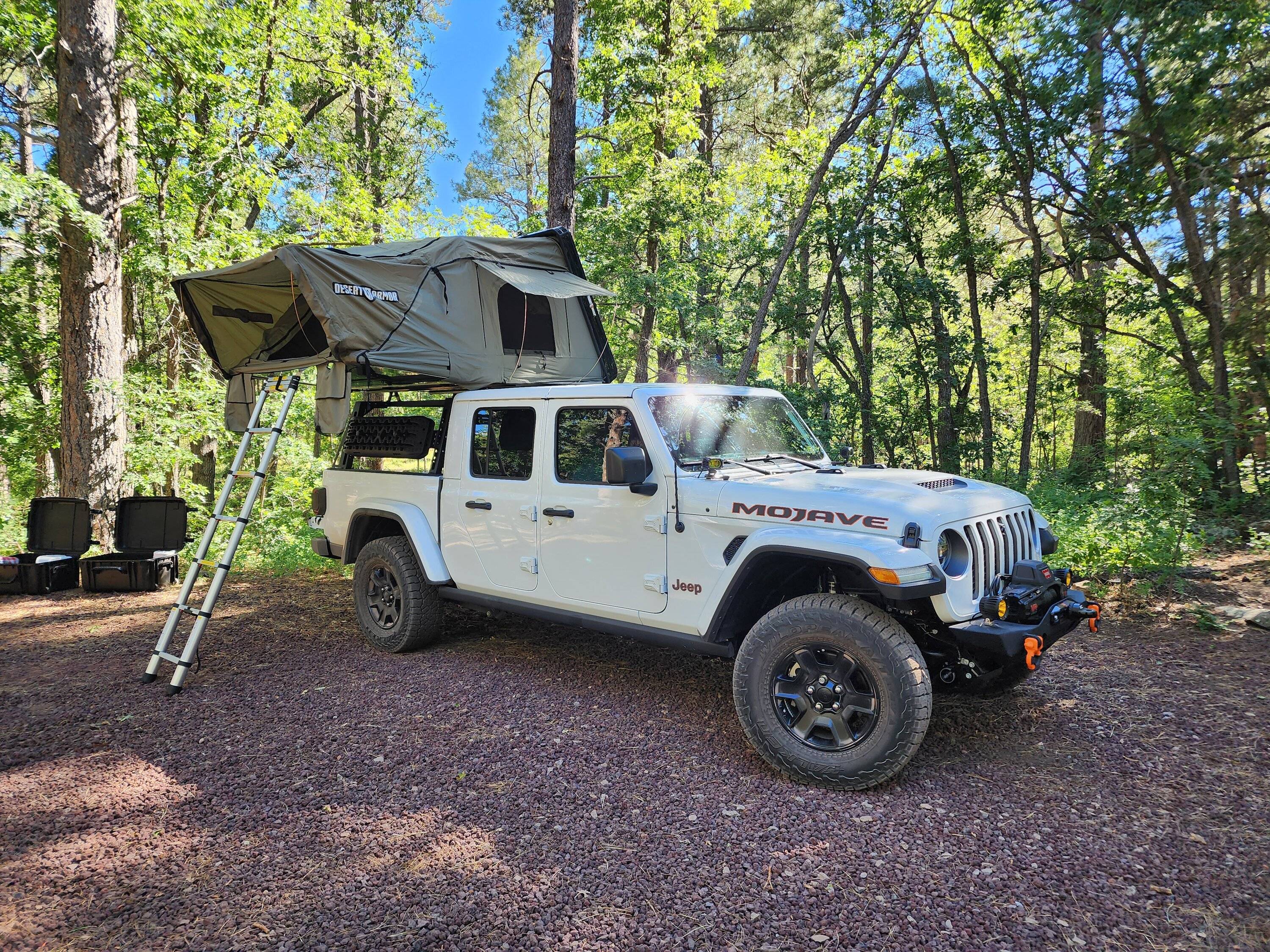Jeep Gladiator Bed racks that support a tent? 20230708_160422