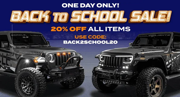 Jeep Gladiator ✨Back to School Flash Sale✨20% Off all Items 1691688126470