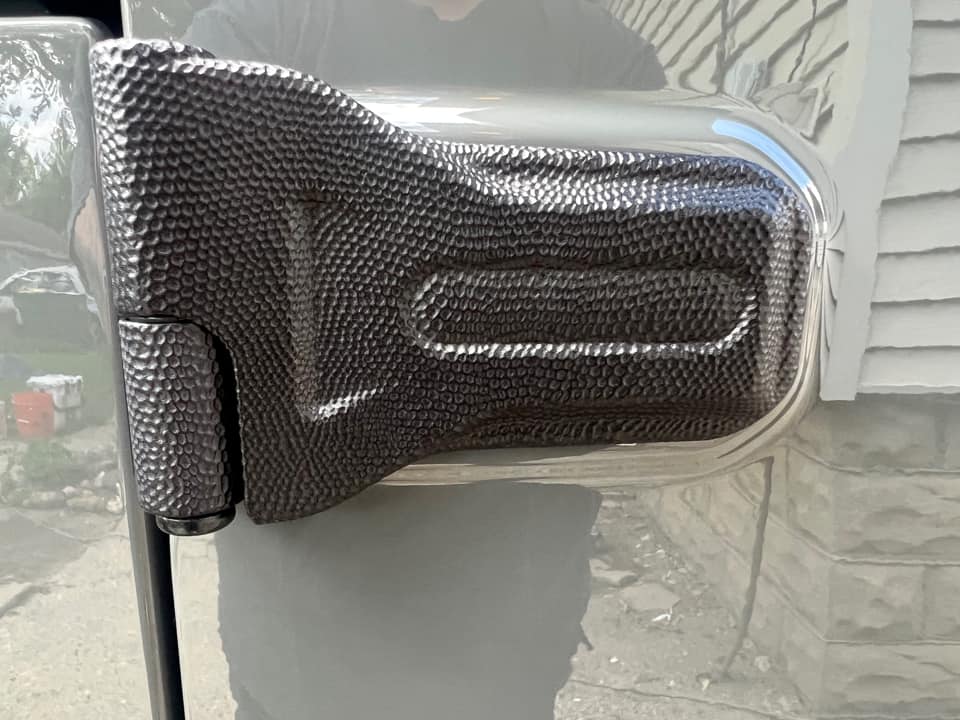 Jeep Gladiator ? ? Custom Design Hinge Covers  - Hood & Door - Multiple textures available.. snakeskin