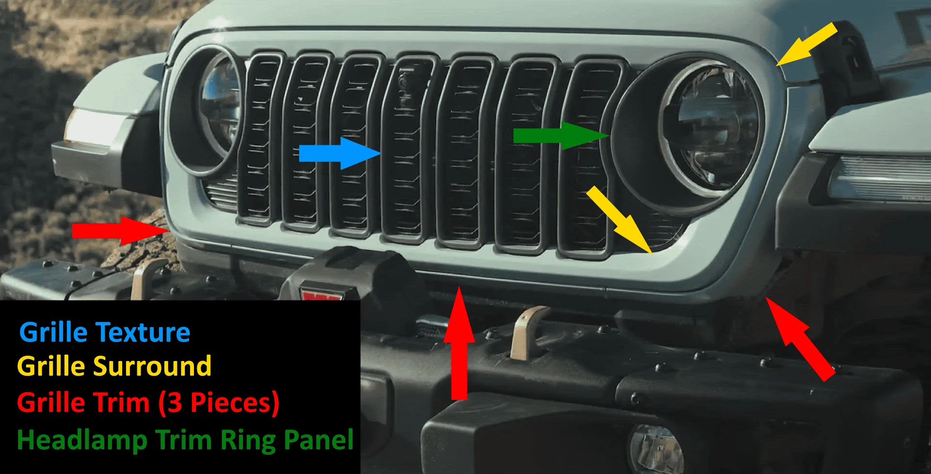 Jeep Gladiator 2024 Grille Kits Available 1691797747221