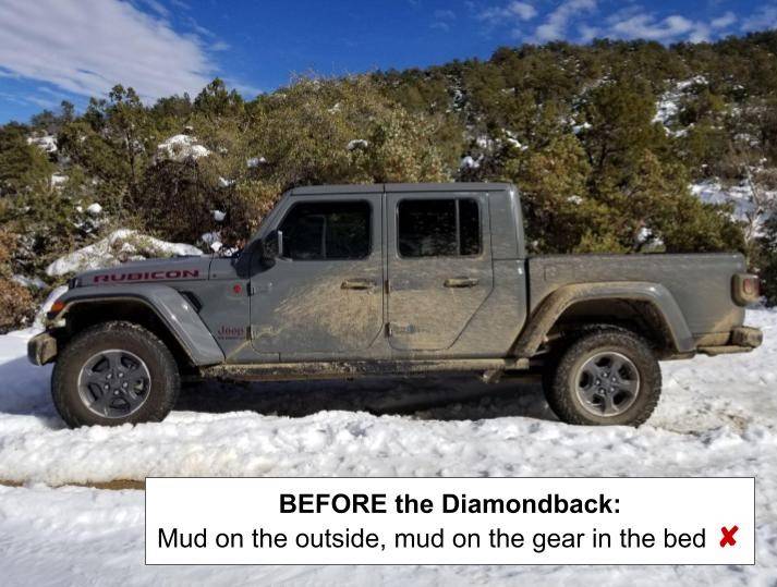 Jeep Gladiator Diamondback HD w/ super-duty PakRax rack for sale ($1650 OBO) Db1