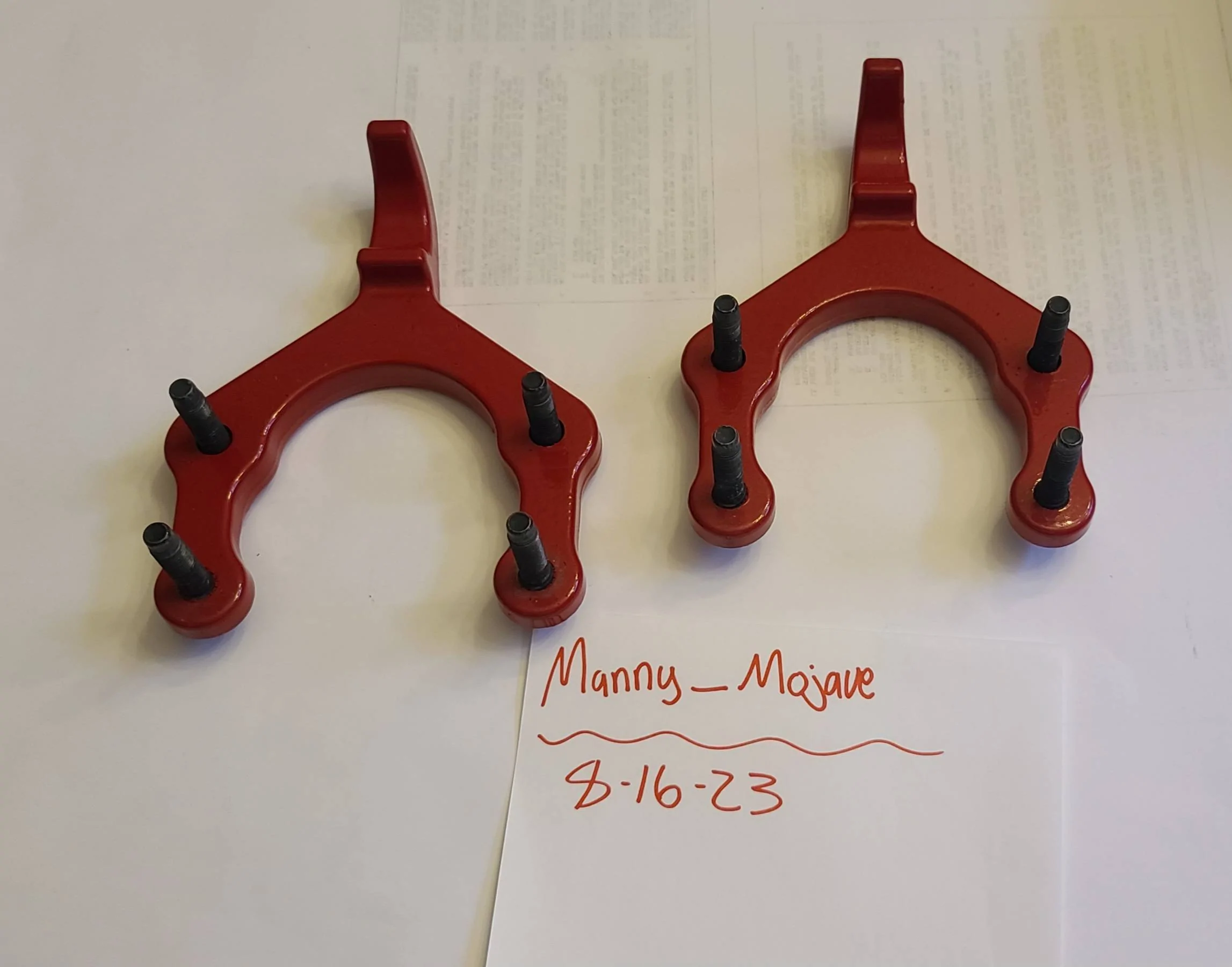 Jeep Gladiator Red Rubicon Front Tow Hooks 20230816_161554