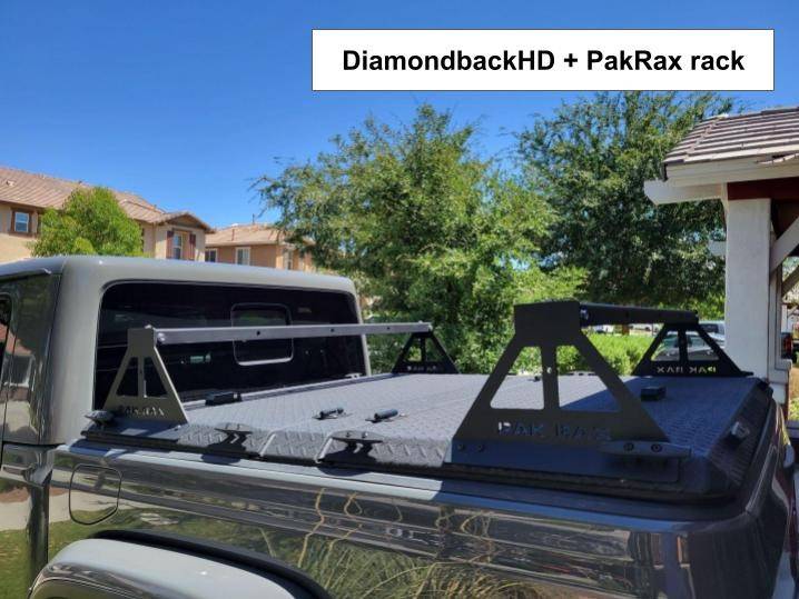 Jeep Gladiator Diamondback HD w/ super-duty PakRax rack for sale ($1650 OBO) Db7