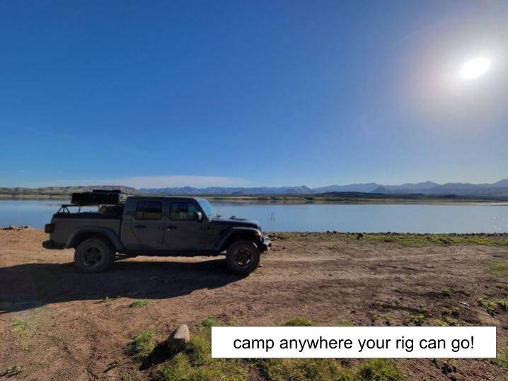 Jeep Gladiator Ultra lightweight C6 Rooftop Tent “Rev Tent” ($950) Rev2