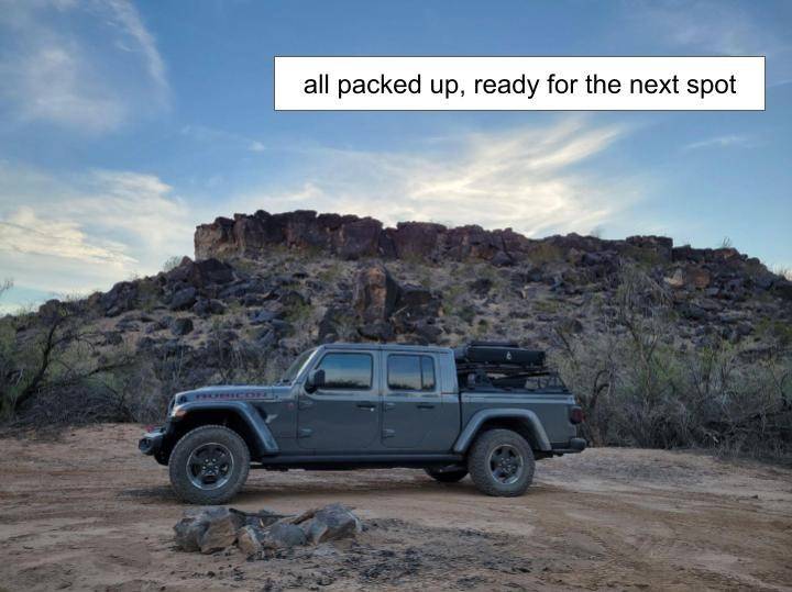 Jeep Gladiator Ultra lightweight C6 Rooftop Tent “Rev Tent” ($950) Rev3