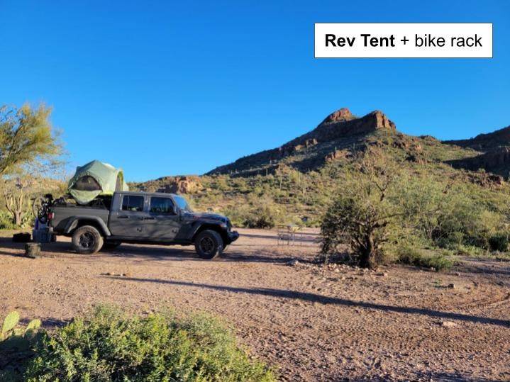 Jeep Gladiator Ultra lightweight C6 Rooftop Tent “Rev Tent” ($950) Rev4