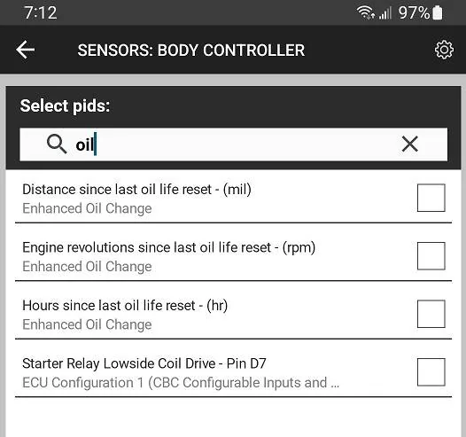Jeep Gladiator 2020 sport failed inspection....3rd brake light Screenshot_20230816_191235_OBD JScan
