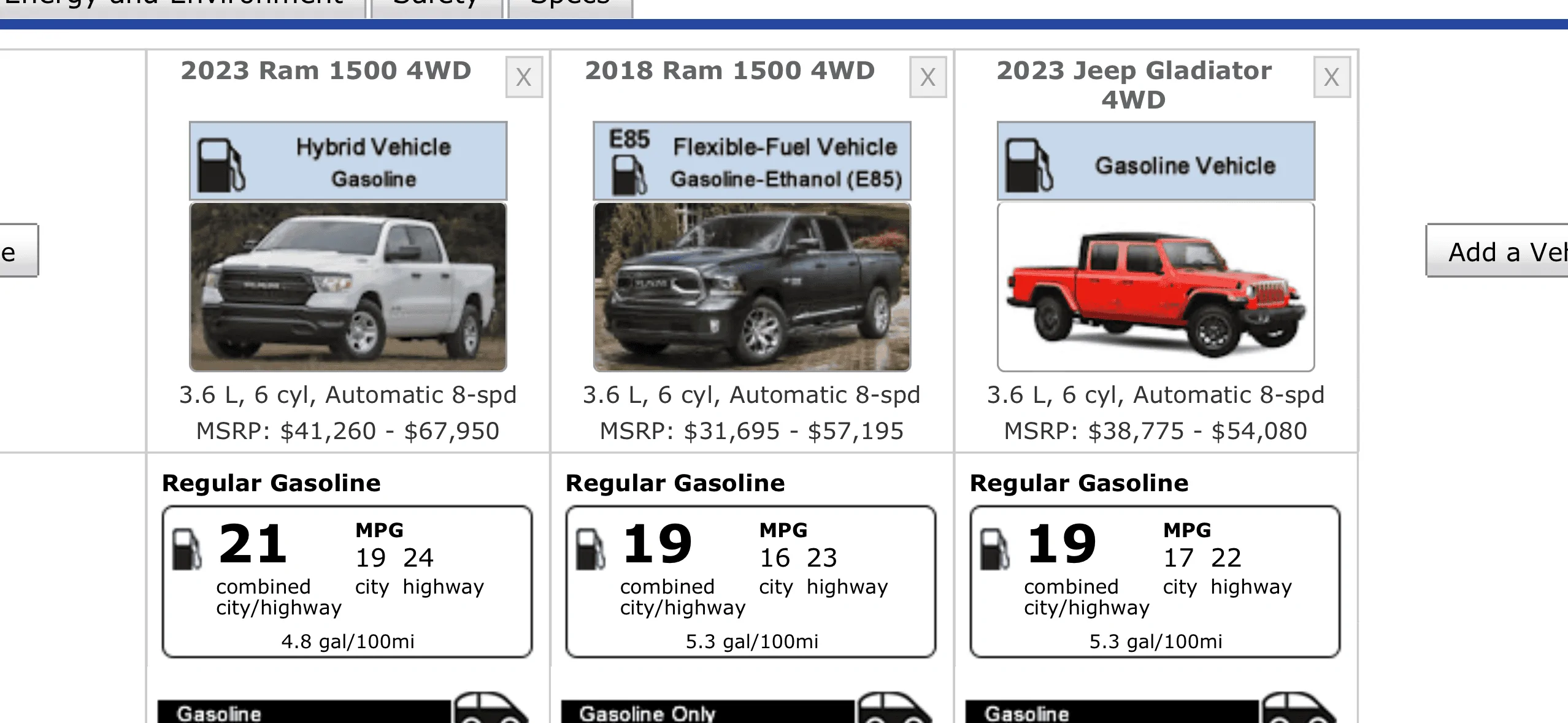 Jeep Gladiator Gladiator vs 1500 MPG IMG_5130