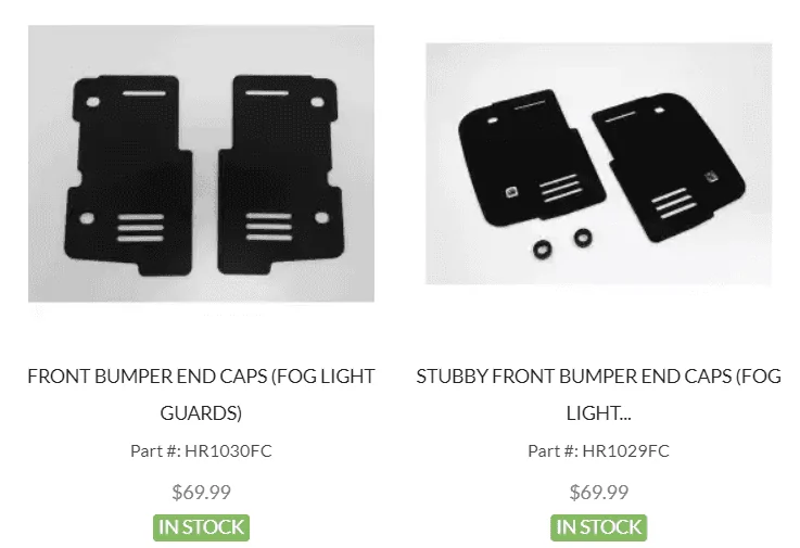 Jeep Gladiator Factory Steel Bumper close out panels 1692469806005