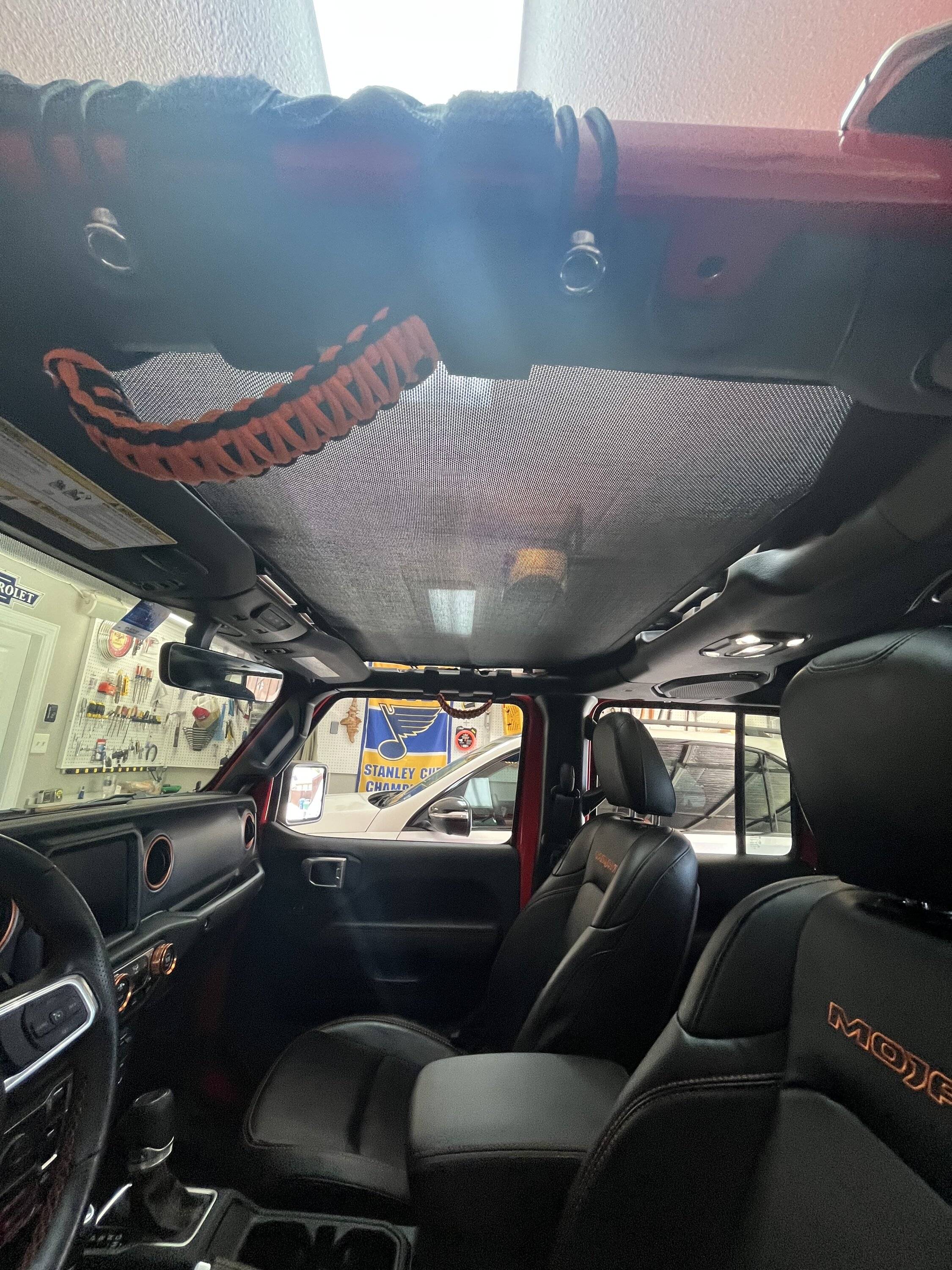 Jeep Gladiator Spiderweb Sunshade IMG_6796