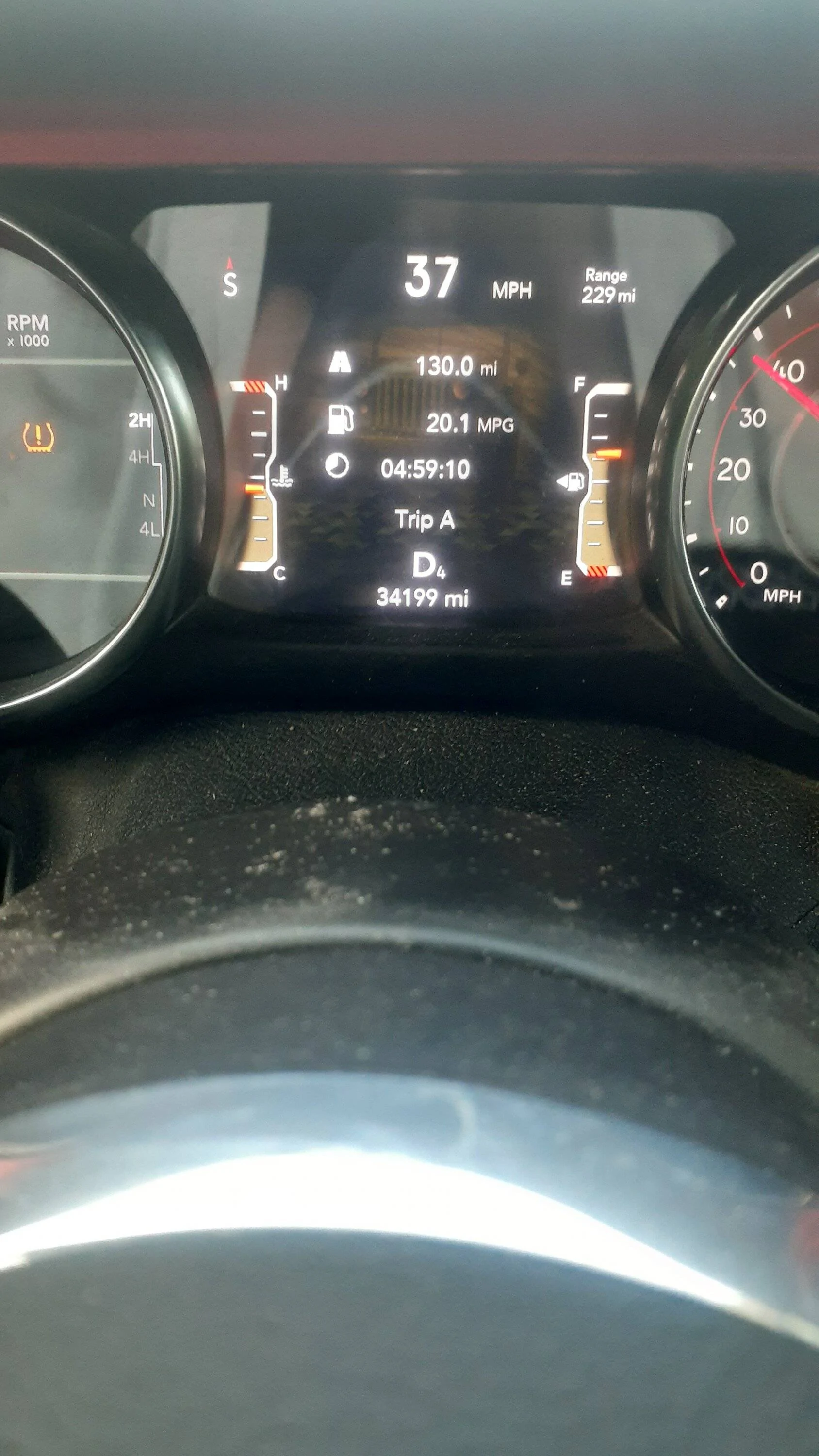 Jeep Gladiator Gladiator diesel real life MPG 20230822_082331