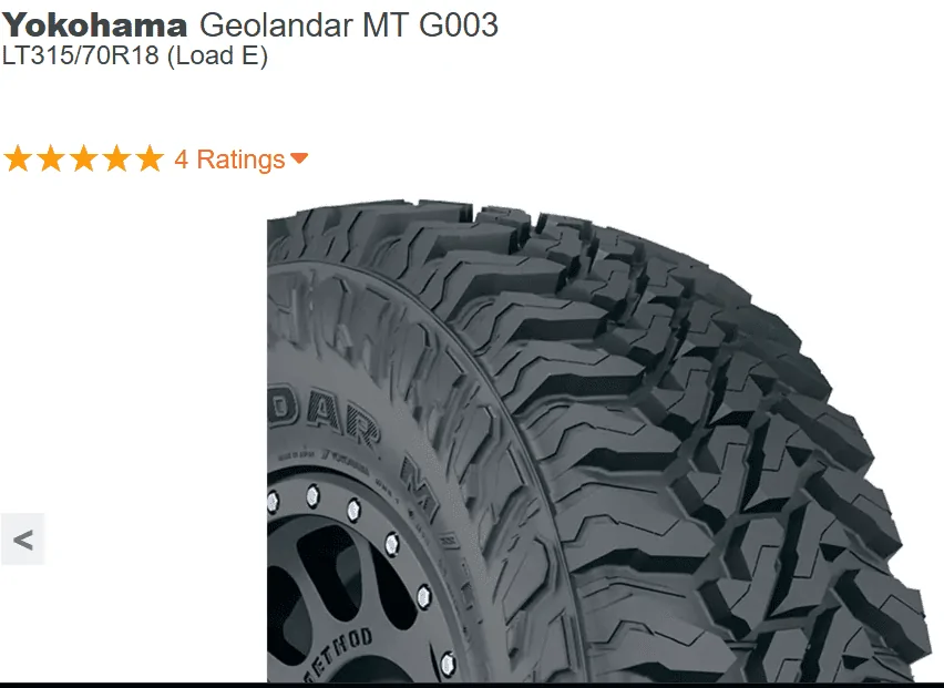 Jeep Gladiator Overland Tires 1692755007750