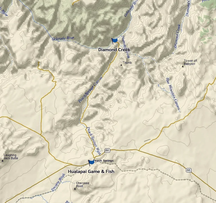 Jeep Gladiator AZ / NM Route 66 - Ghost Towns / Off-road Waypoints - On-X Off Road Screen Shot 2023-08-23 at 1.20.41 PM
