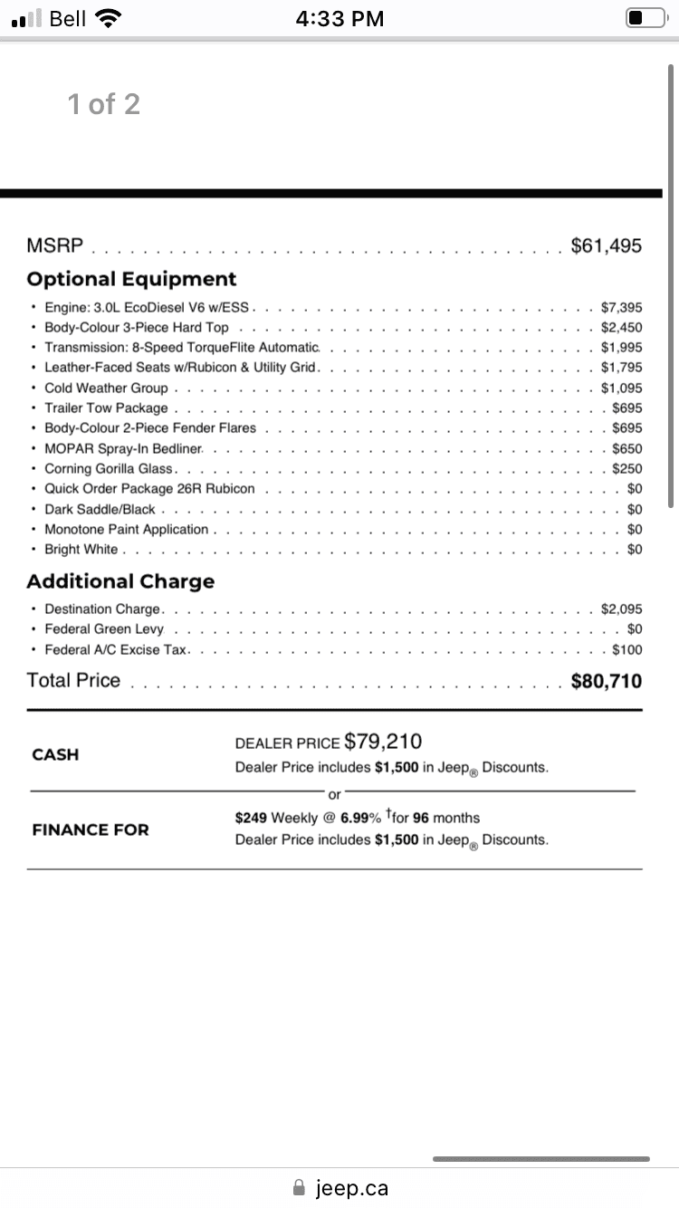 Jeep Gladiator New member- diesel rubicon in Canada IMG_2067