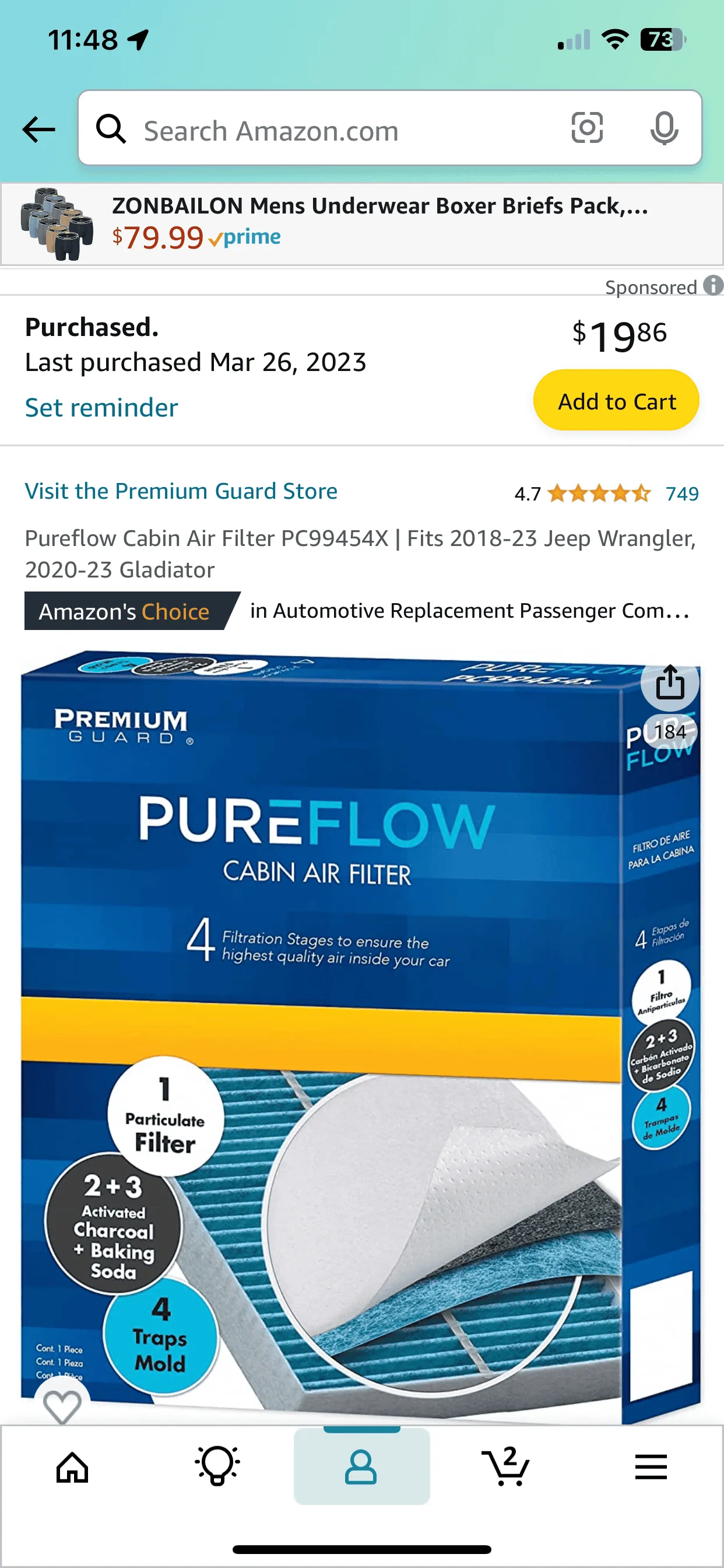 Jeep Gladiator PSA: Change your cabin air filter AC0A6F68-7924-4899-9C2E-2B32C1AFF55F